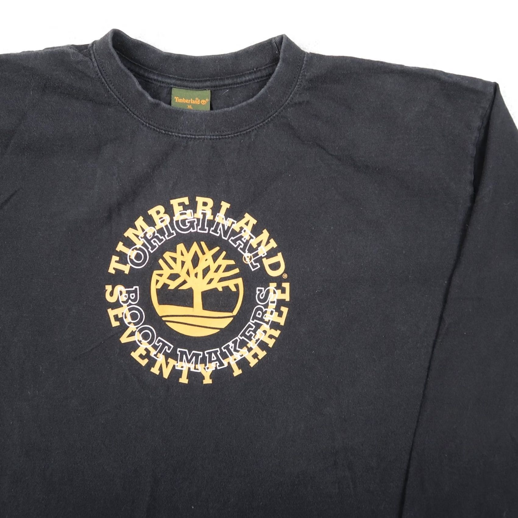 Timberland VINTAGE Timberland T Shirt Mens XL Black Long Sleeve Graphic Baggy Hip Hop 90s Womens? Size US XL / EU 56 / 4 - 4 Thumbnail