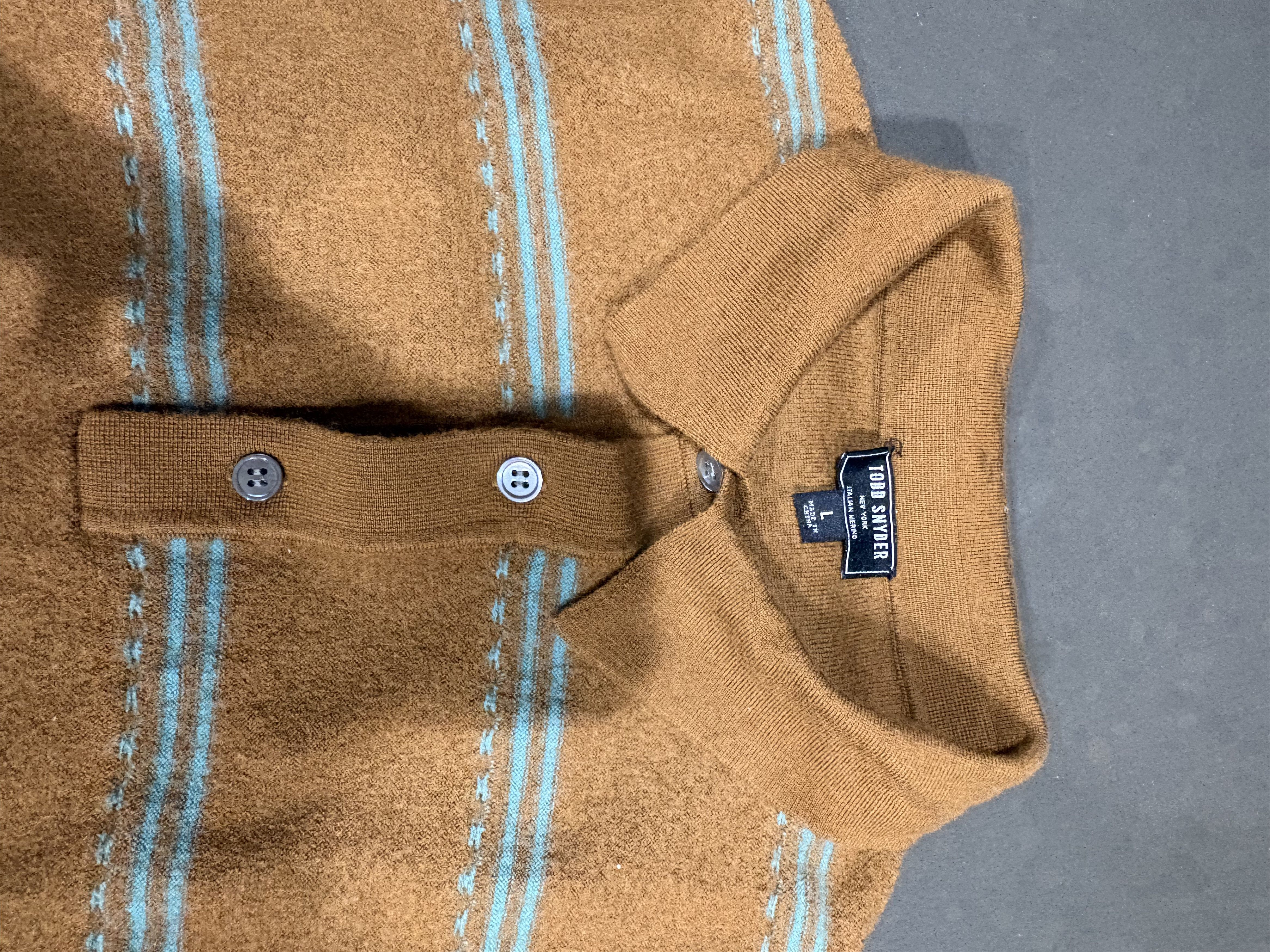 Todd Snyder Long sleeve polo Size US M / EU 48-50 / 2 - 2 Thumbnail