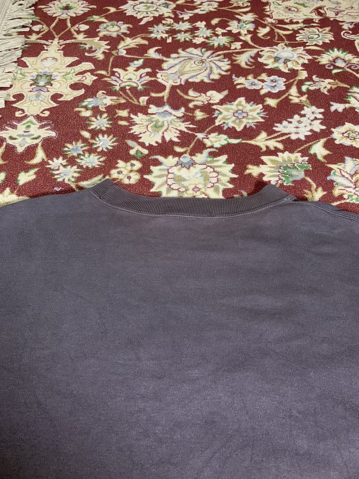 Salvatore Ferragamo × Vintage 90s SALVATORE FERRAGAMO EMBROIDERED LOGO SWEATSHIRT FADED Size US M / EU 48-50 / 2 - 15 Thumbnail
