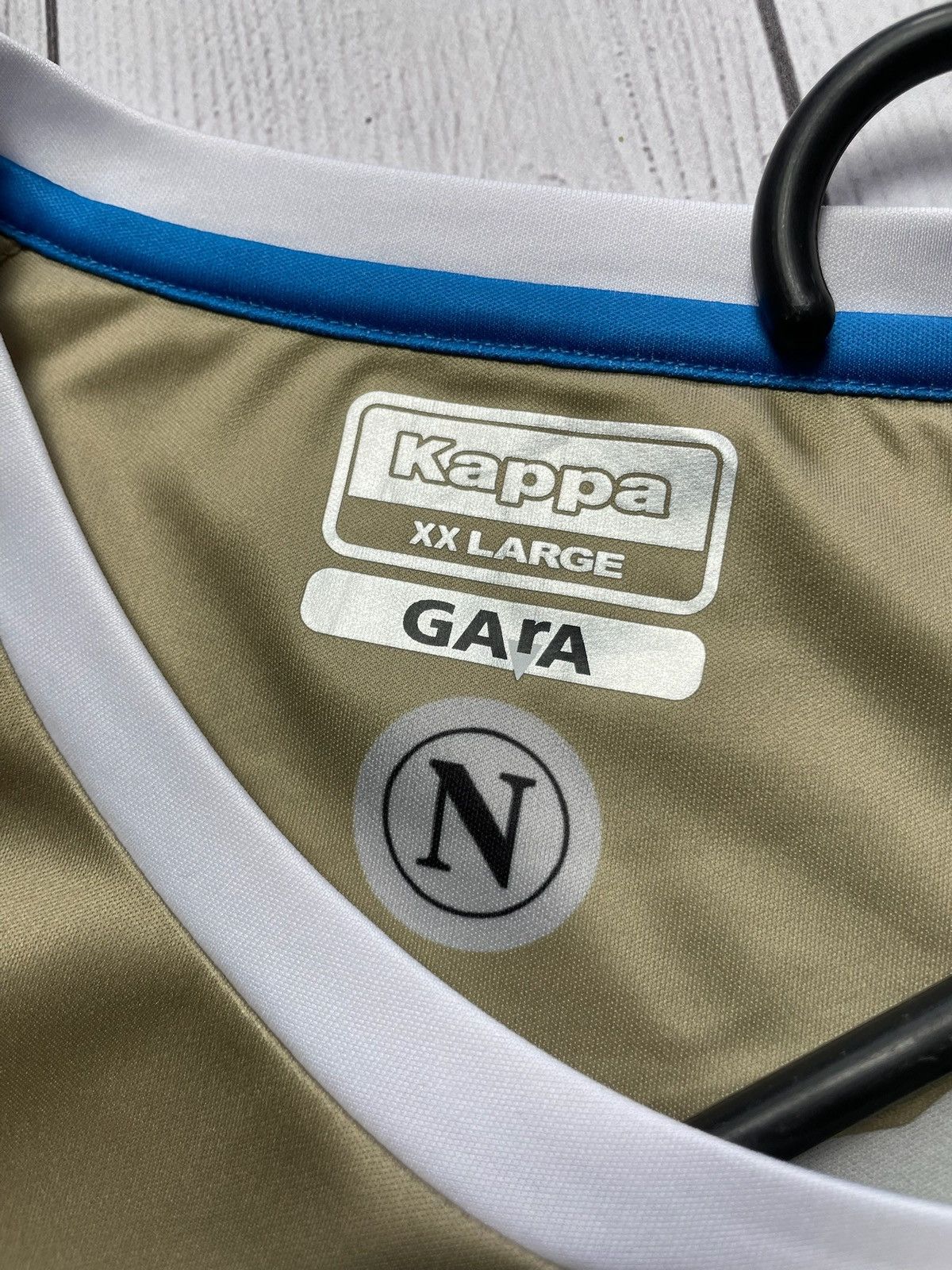 Vintage Vintage Napoli kappa soccer jersey gold rare size XXL Size US XXL / EU 58 / 5 - 6 Thumbnail