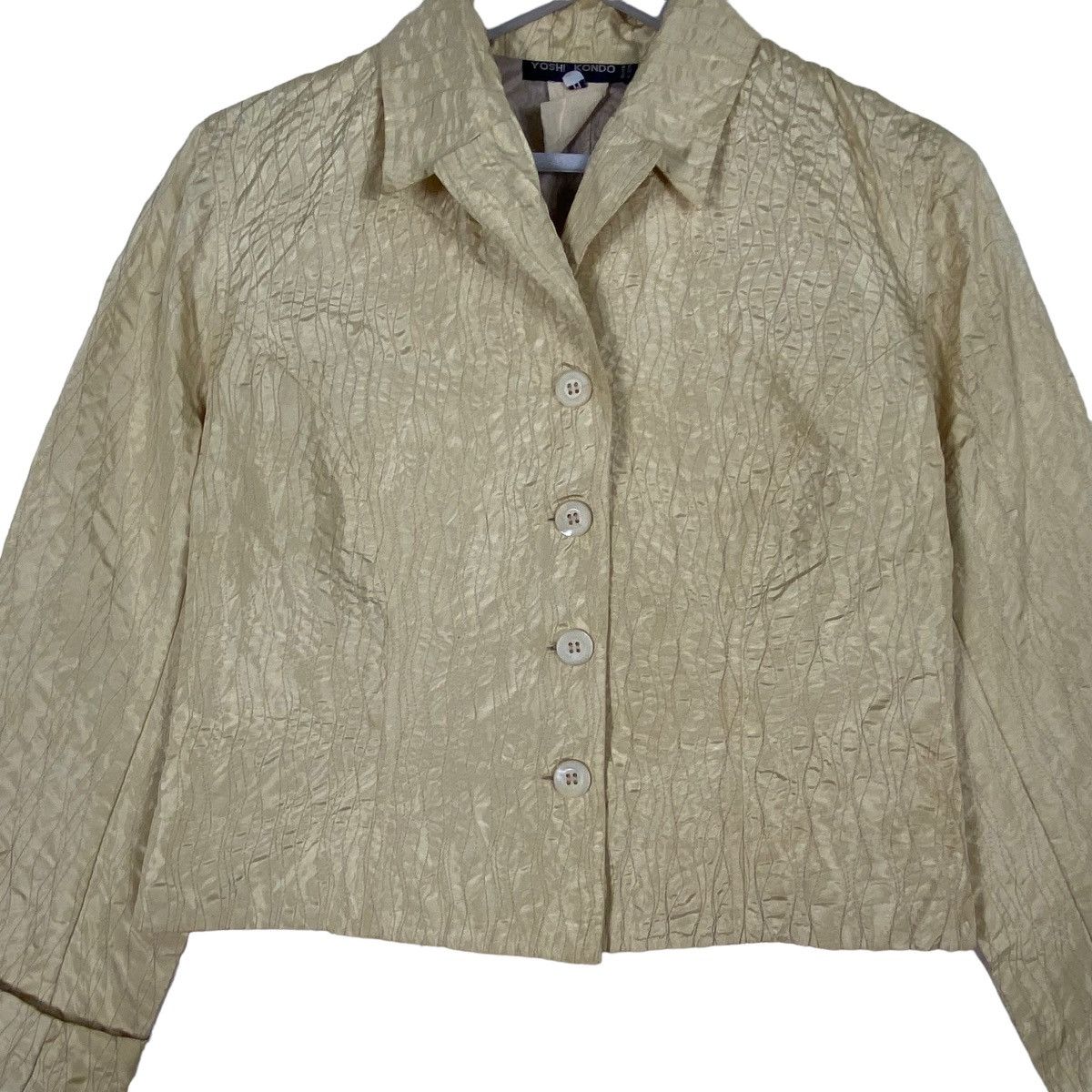 Japanese Brand Vintage 90s Yoshi Kondo Cropped Light Jacket Size S / US 4 / IT 40 - 4 Thumbnail