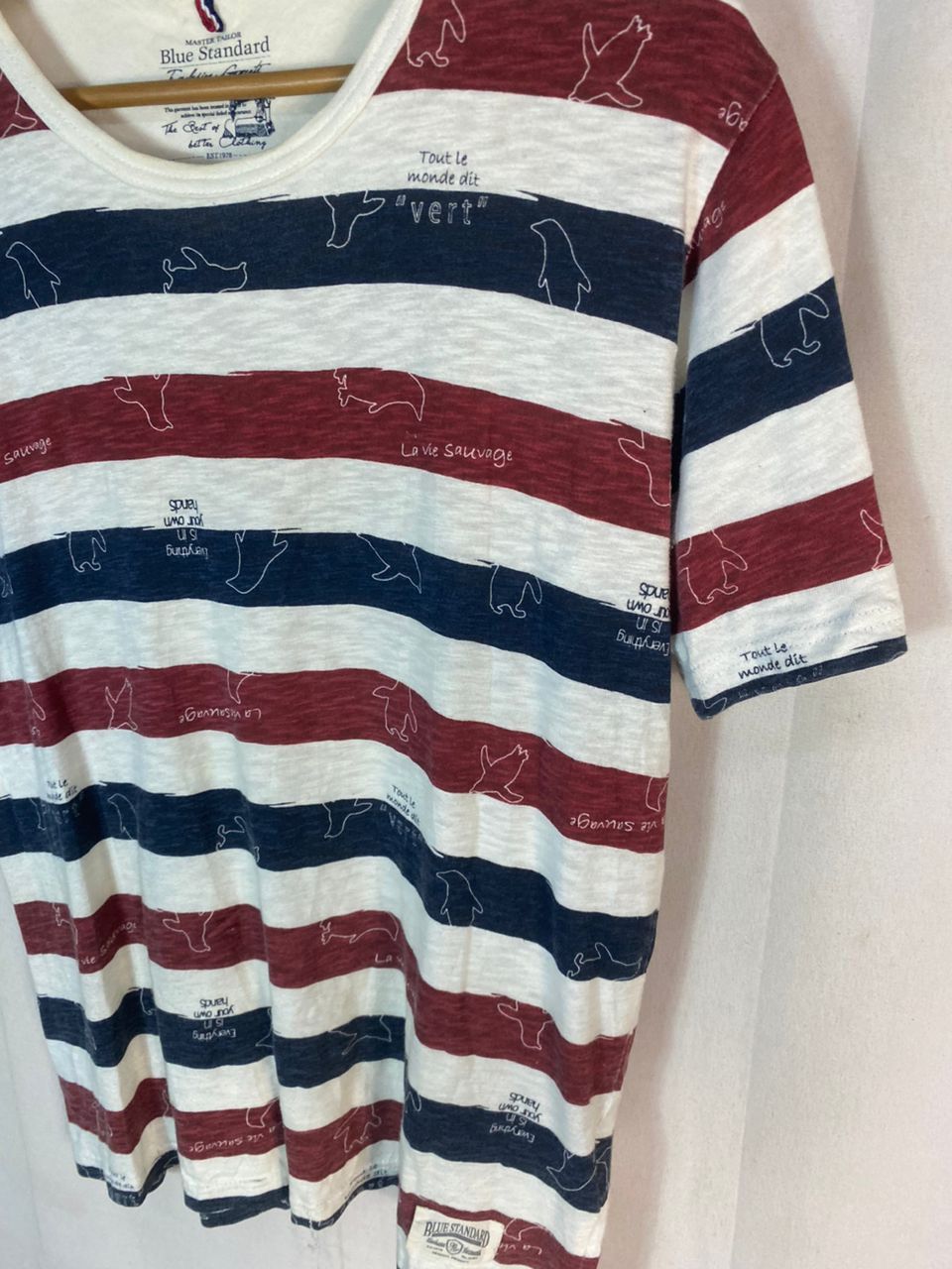 Japanese Brand Master tailor blue standard fullprint tshirt Size US M / EU 48-50 / 2 - 3 Thumbnail