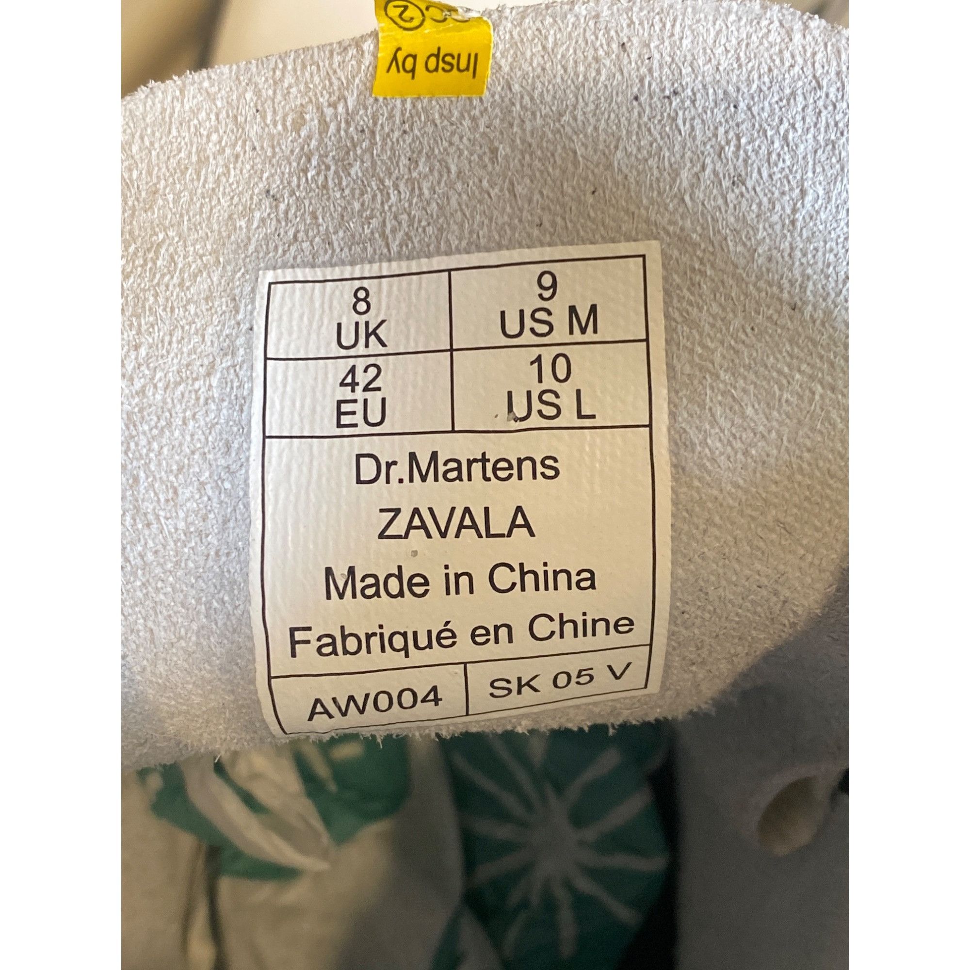 Dr. Martens $170 NEW Dr. Doc Martens Women 10 Zavala Lace Up White Leath Size US 10 / IT 40 - 4 Thumbnail