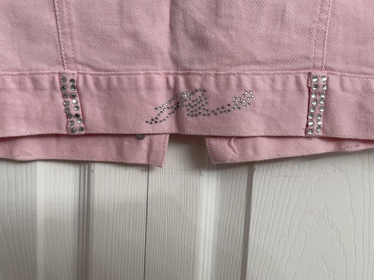 Vintage Vintage Platinum Plush Pink Jacket With Rhinestones Size L / US 10 / IT 46 - 9 Thumbnail