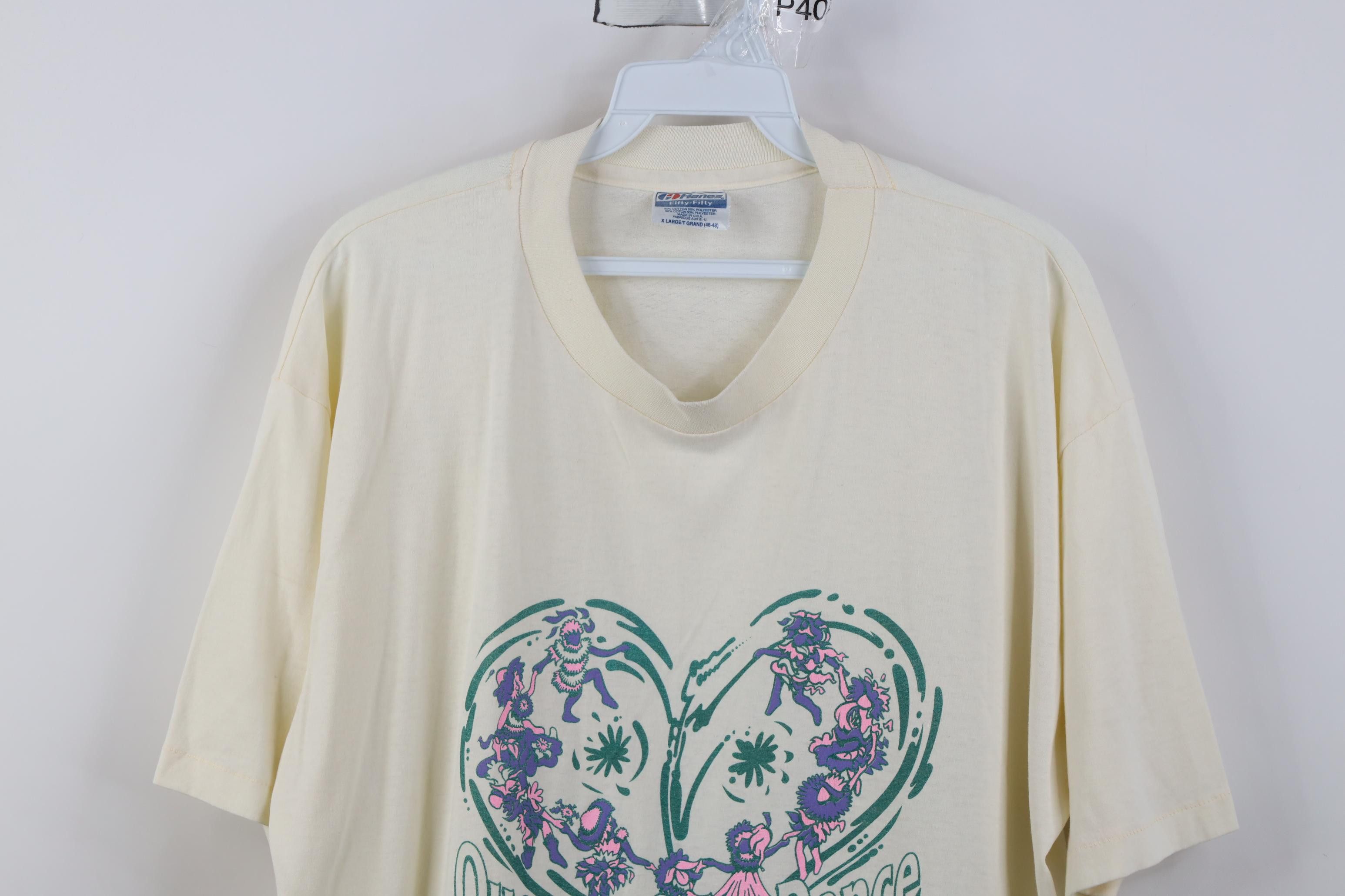 Vintage Vintage 80s 90s Queen of the Dance Dancefit Heart T-Shirt Size XL / US 12-14 / IT 48-50 - 2 Thumbnail