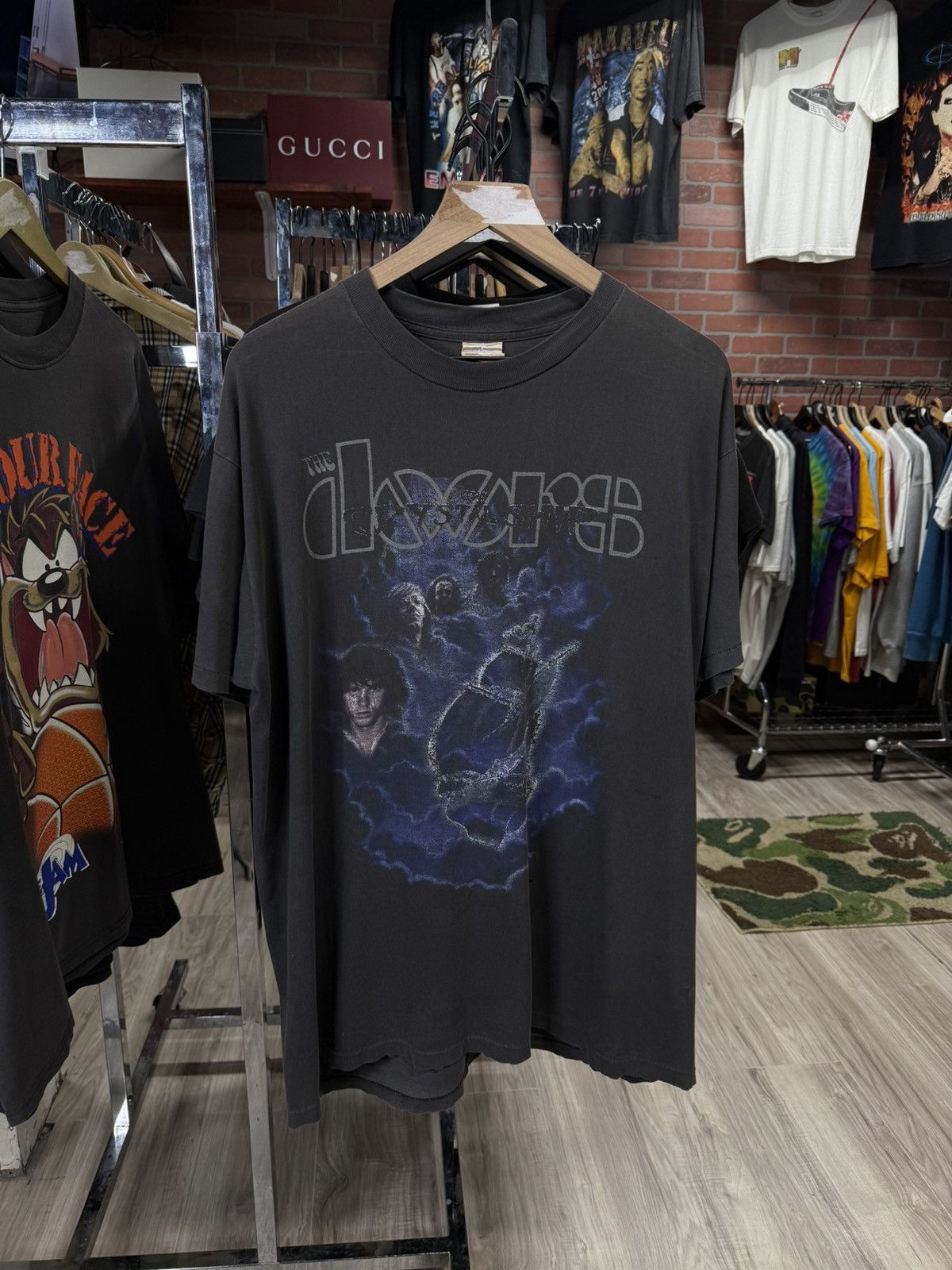 Vintage Vintage 90’s The Doors Band T-Shirt Vtg Jim Morrison Size US L / EU 52-54 / 3 - 7 Thumbnail