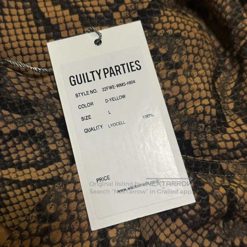 Wacko Maria Wacko Maria Snake-patterned long-sleeved shirt Size US L / EU 52-54 / 3 - 5 Thumbnail