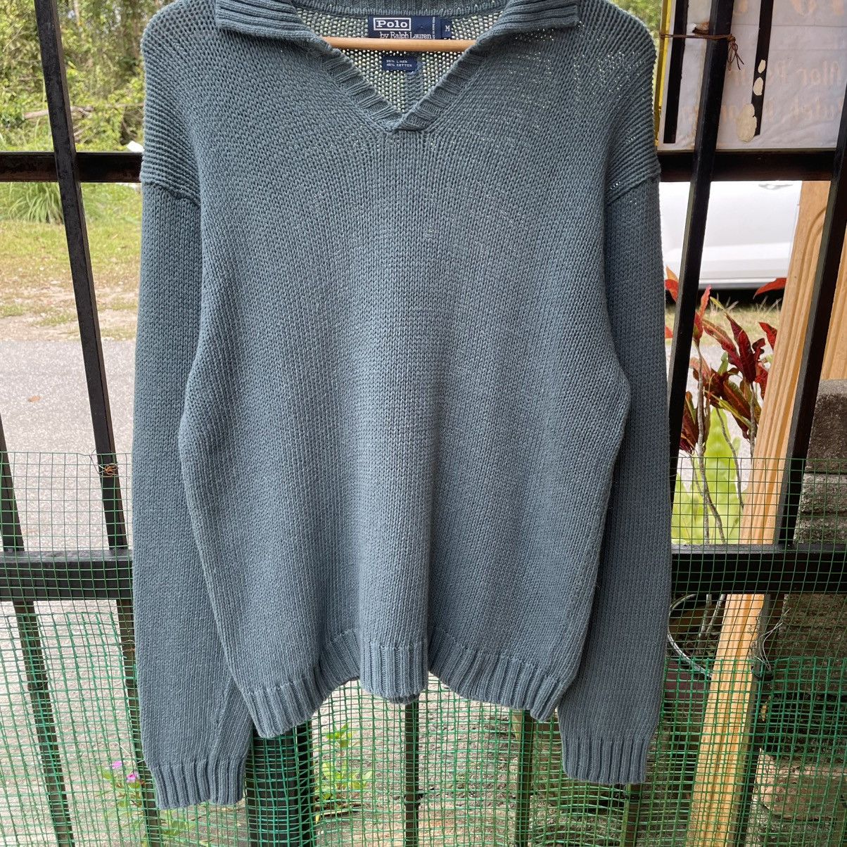 Polo Ralph Lauren 🔥Vintage Polo Ralph Lauren Collared Polos Jumper Knitwear Size US S / EU 44-46 / 1 - 5 Thumbnail
