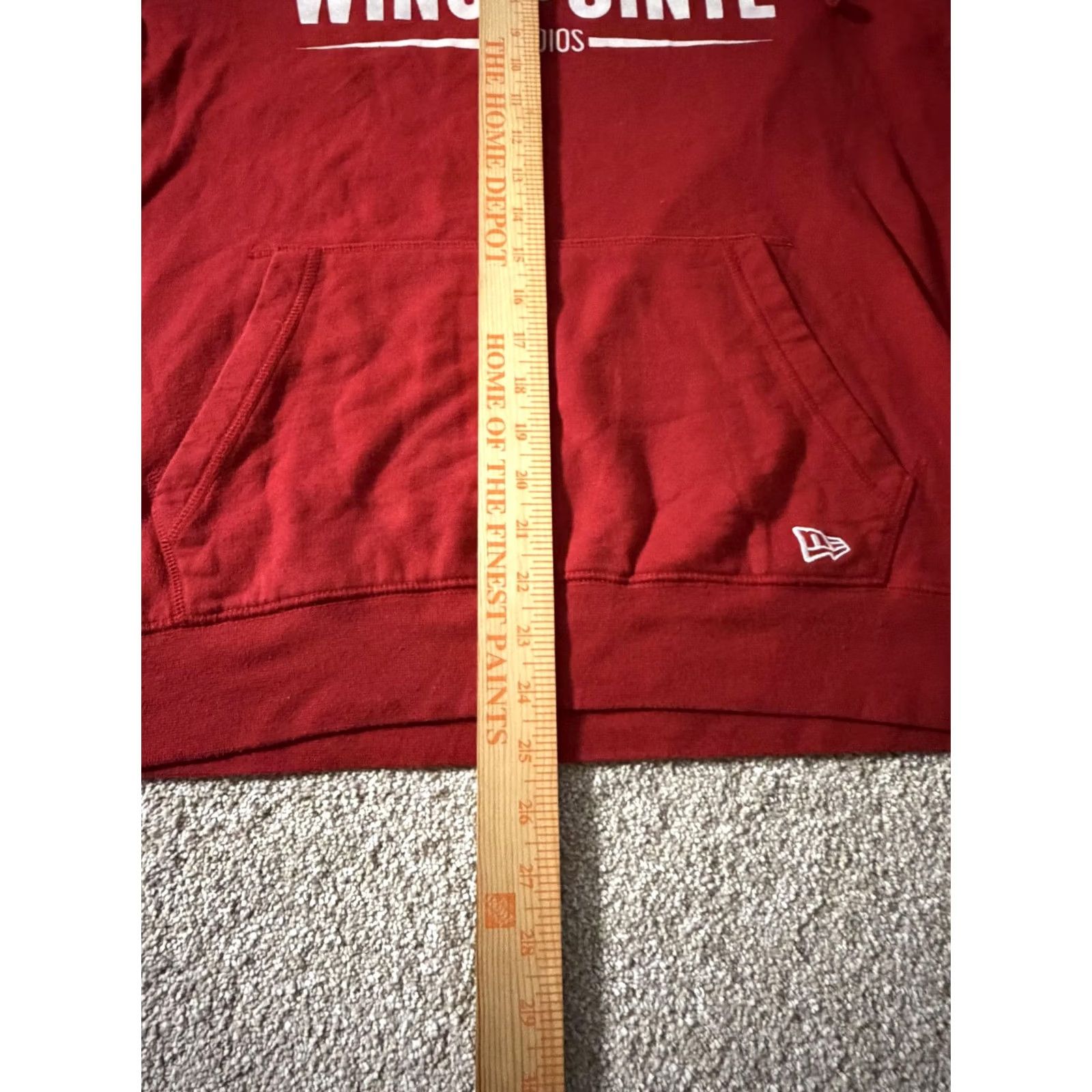 New Era New Era Hoodie Mens L Red Wing Pointe Studios Graphic Fleece Sweatshirt Size US L / EU 52-54 / 3 - 6 Thumbnail