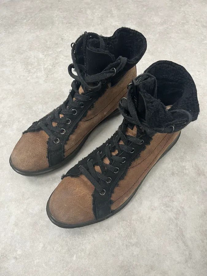 Prada 2000s Prada Distressed Brown Suede Leather Boots Size US 10 / EU 43 - 5 Thumbnail