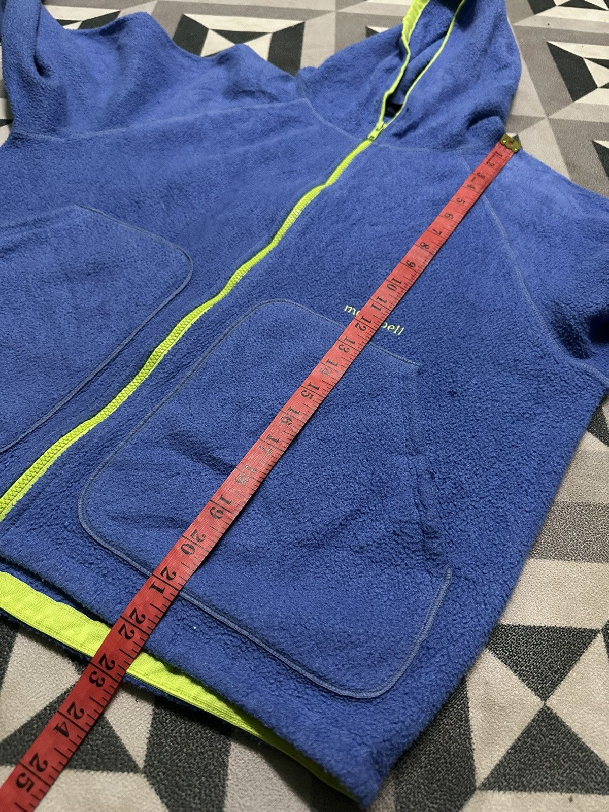 Montbell fleece zipper hoodie