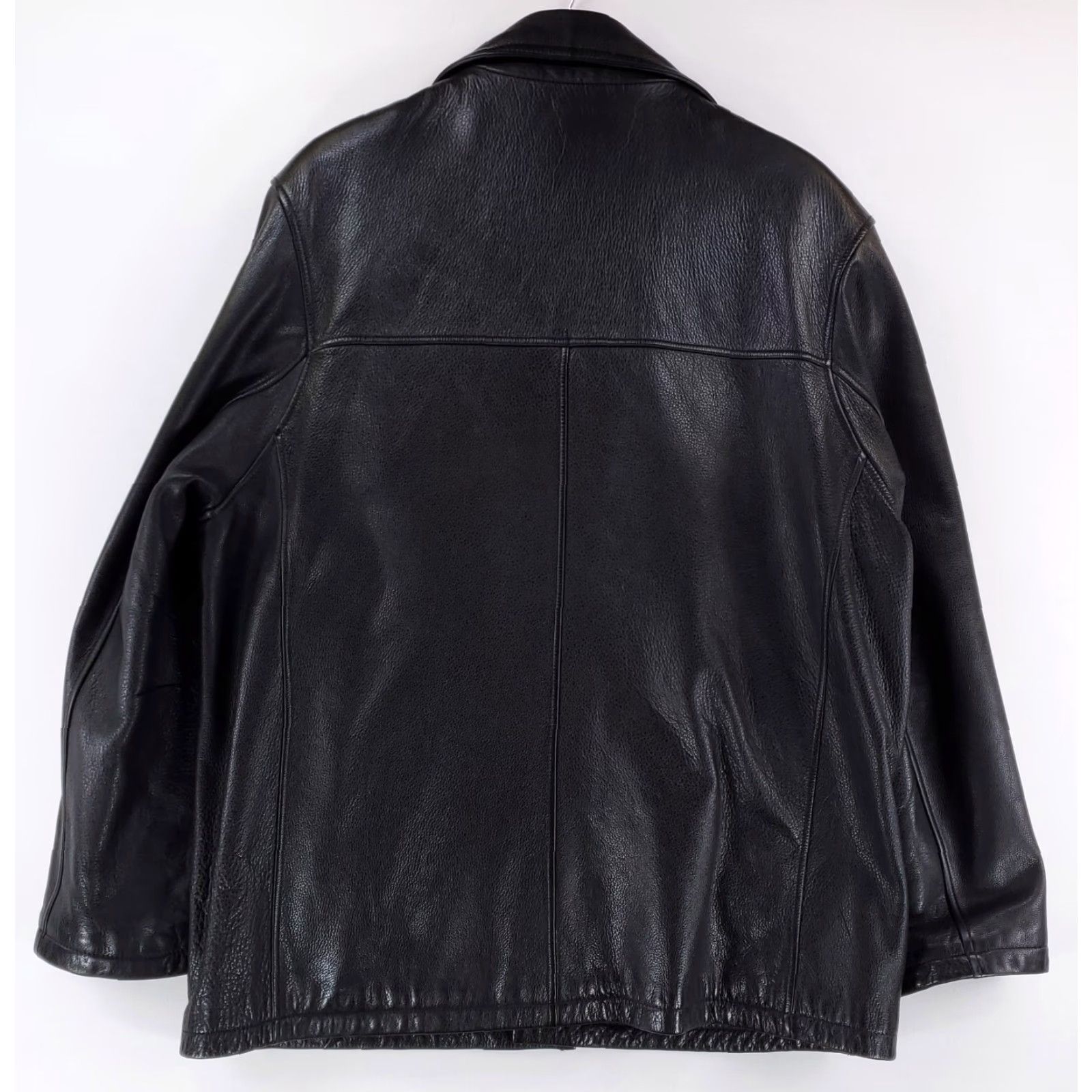 Vintage Wilsons M.Julian Black Leather Jacket Supernatural Dean Winchester Mens XL Jacket Mens XL Black Leather Overcoat Size US XL / EU 56 / 4 - 3 Thumbnail