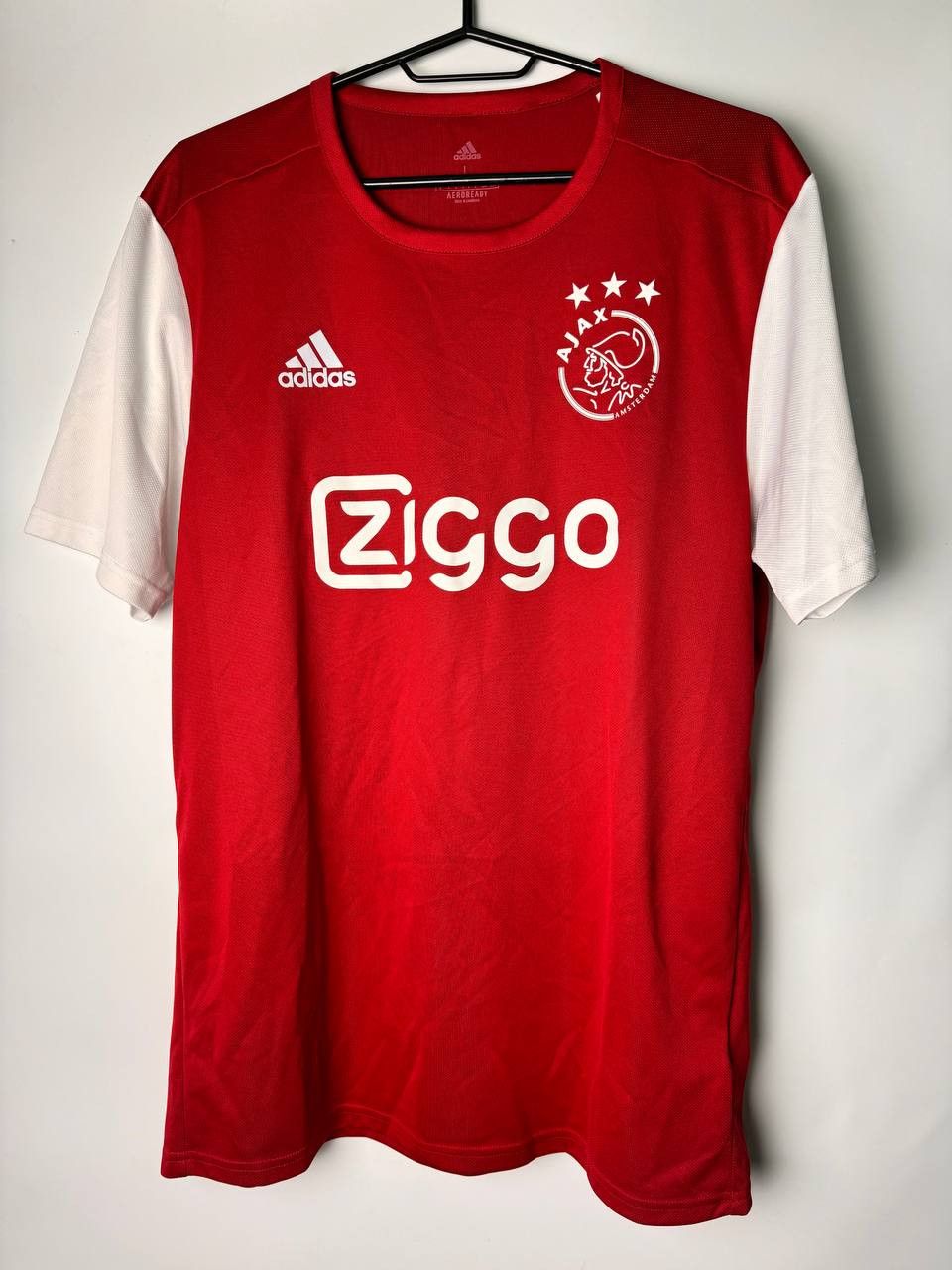 Adidas AJAX AMSTERDAM 2020 2021 TRAINING JERSEY SOCCER SHIRT ADIDAS Size US L / EU 52-54 / 3 - 2 Thumbnail