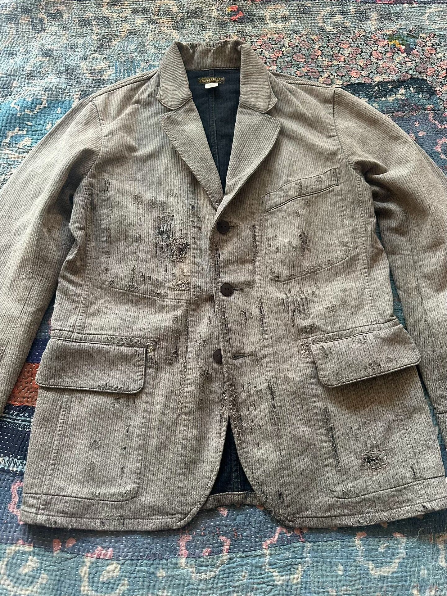 RRL Ralph Lauren RRL Distressed Vintage Blazer Size US M / EU 48-50 / 2 - 1 Thumbnail