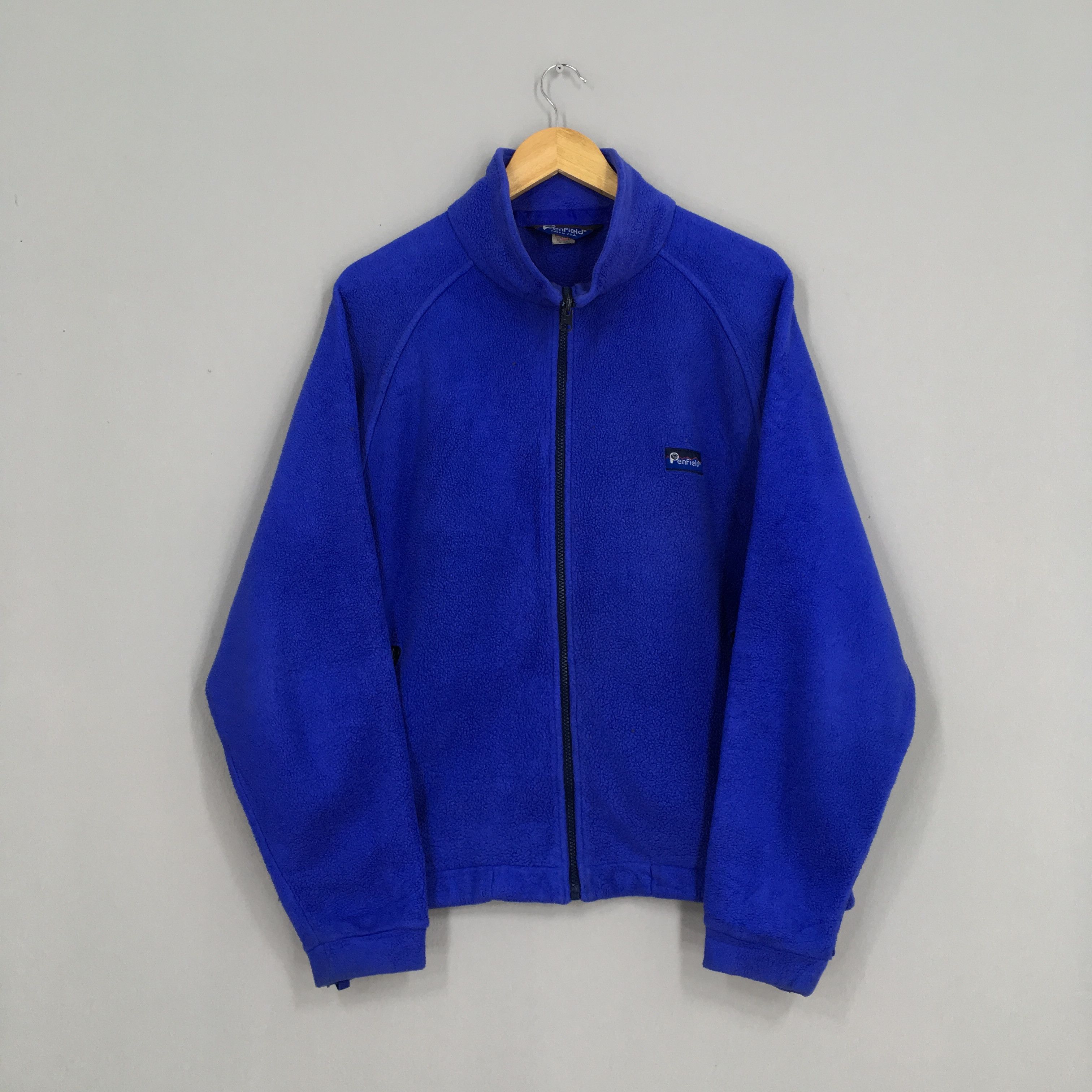 image of Vintage 90's Penfield Fleece Jacket Medium in Blue, Men's