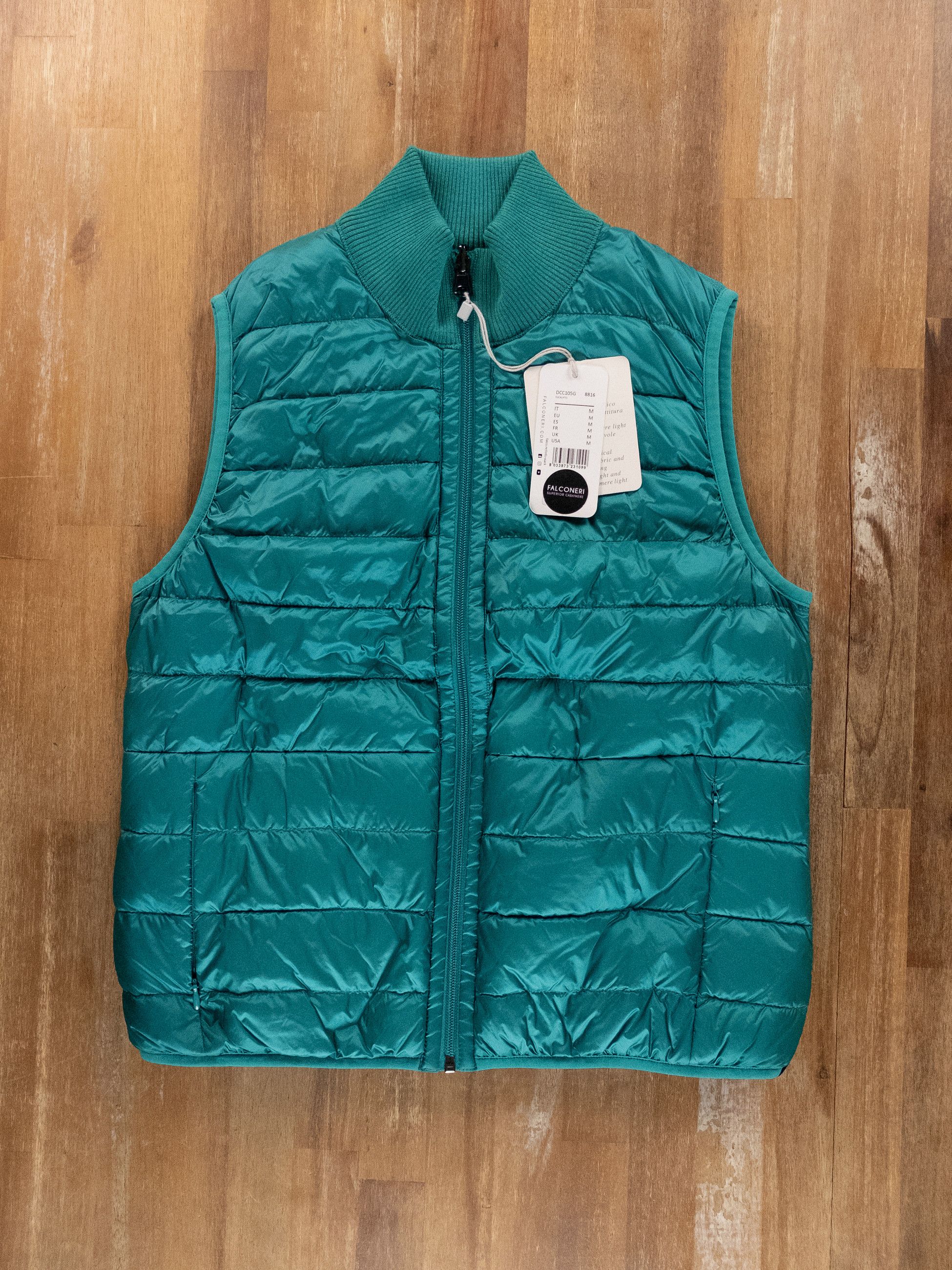 Other FALCONERI green reversible cashmere & nylon vest Size M / US 6-8 / IT 42-44 - 1 Thumbnail
