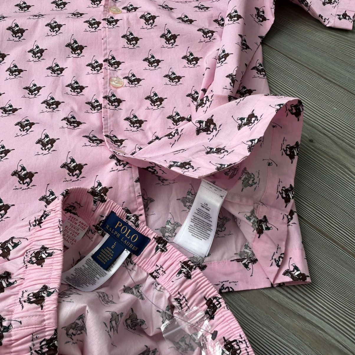 Polo Ralph Lauren NWT! Polo Ralph Lauren Monogramm Pyjama Sleepwear Set Size US L / EU 52-54 / 3 - 16 Thumbnail