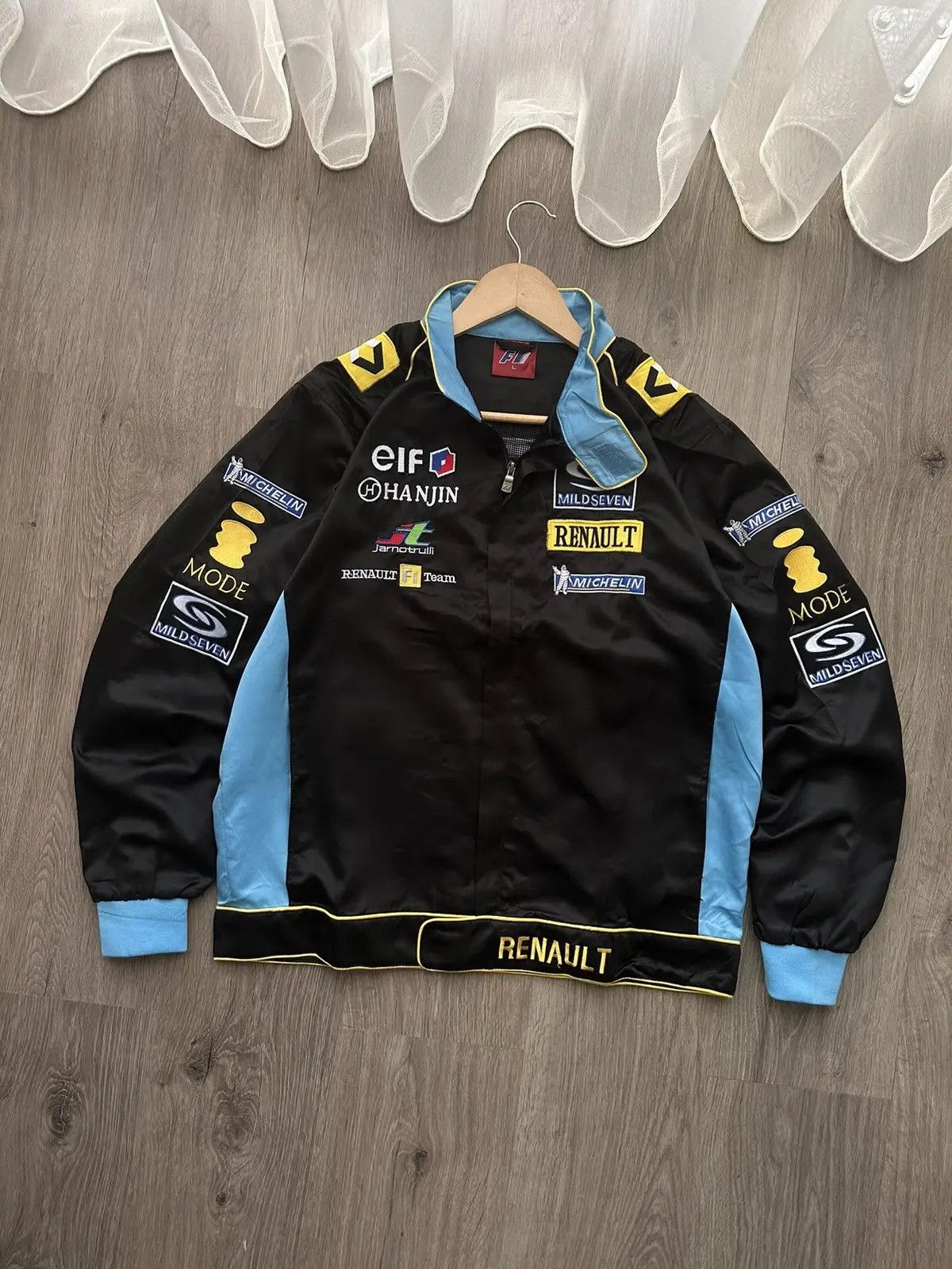 Formula 1 × Vintage Vintage Renault F1Team Racing Mild Seven Formula Uno Jacket Size US L / EU 52-54 / 3 - 12 Thumbnail