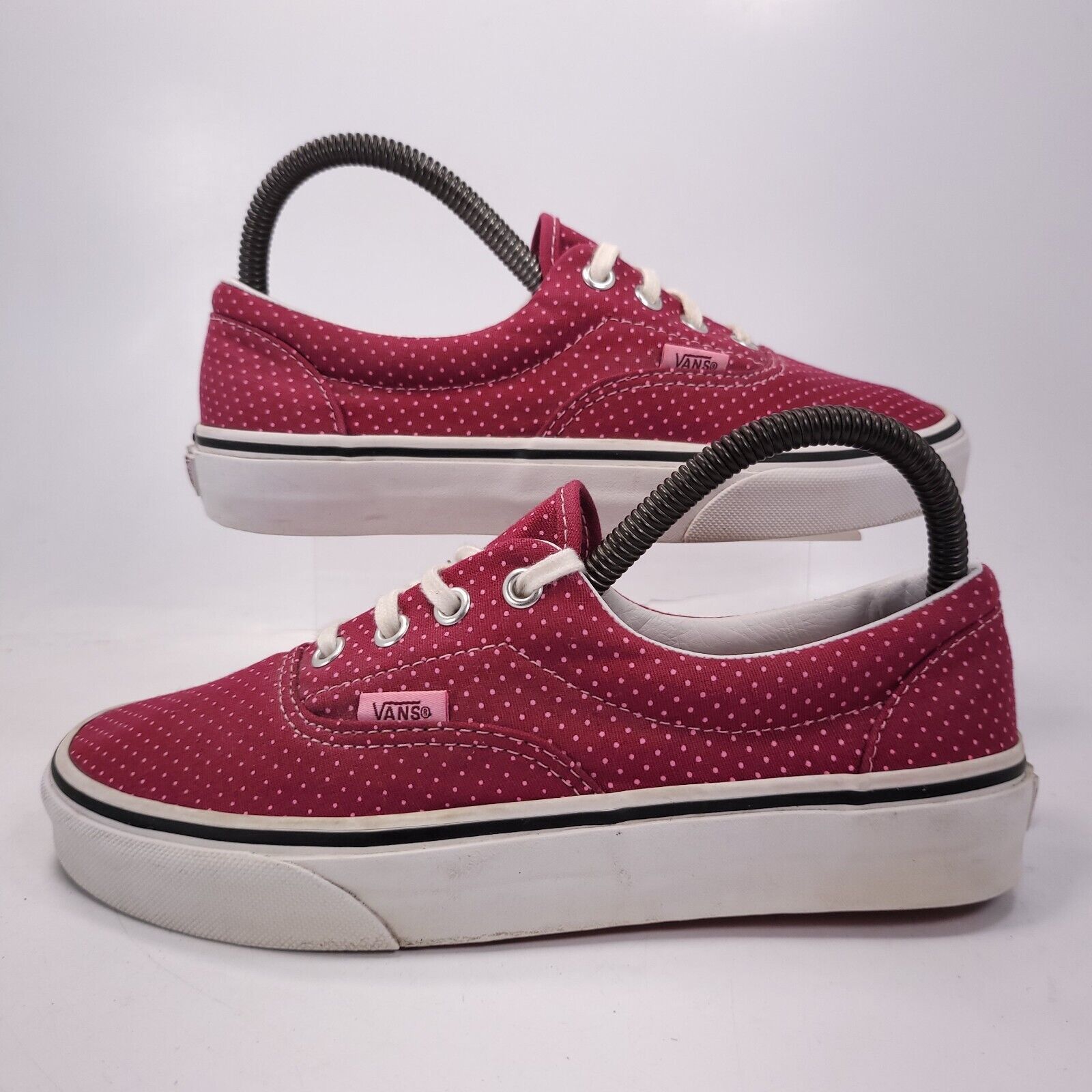 Vans Vans Off the Wall Shoe Women Size 7 Mens 5.5 TC6D Pink White Size US 7 / IT 37 - 5 Thumbnail