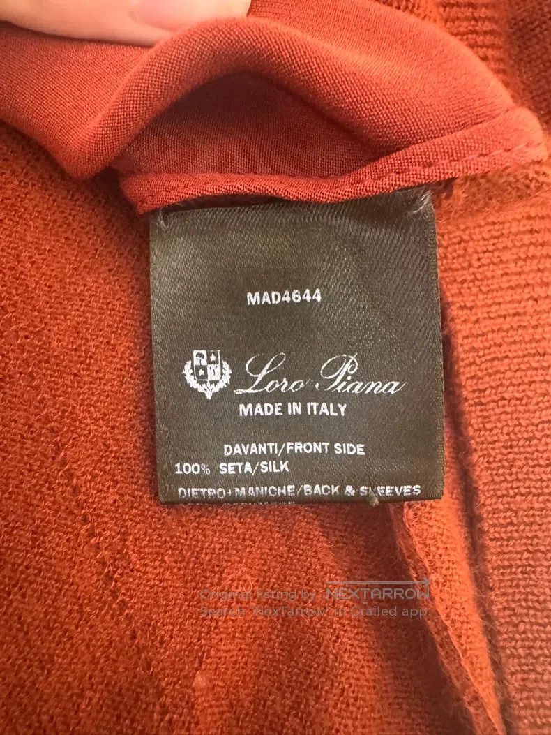Loro Piana Loro Piana Deep Burgundy Silk and Cashmere Knit Sweater Size XS / US 0-2 / IT 36-38 - 6 Thumbnail