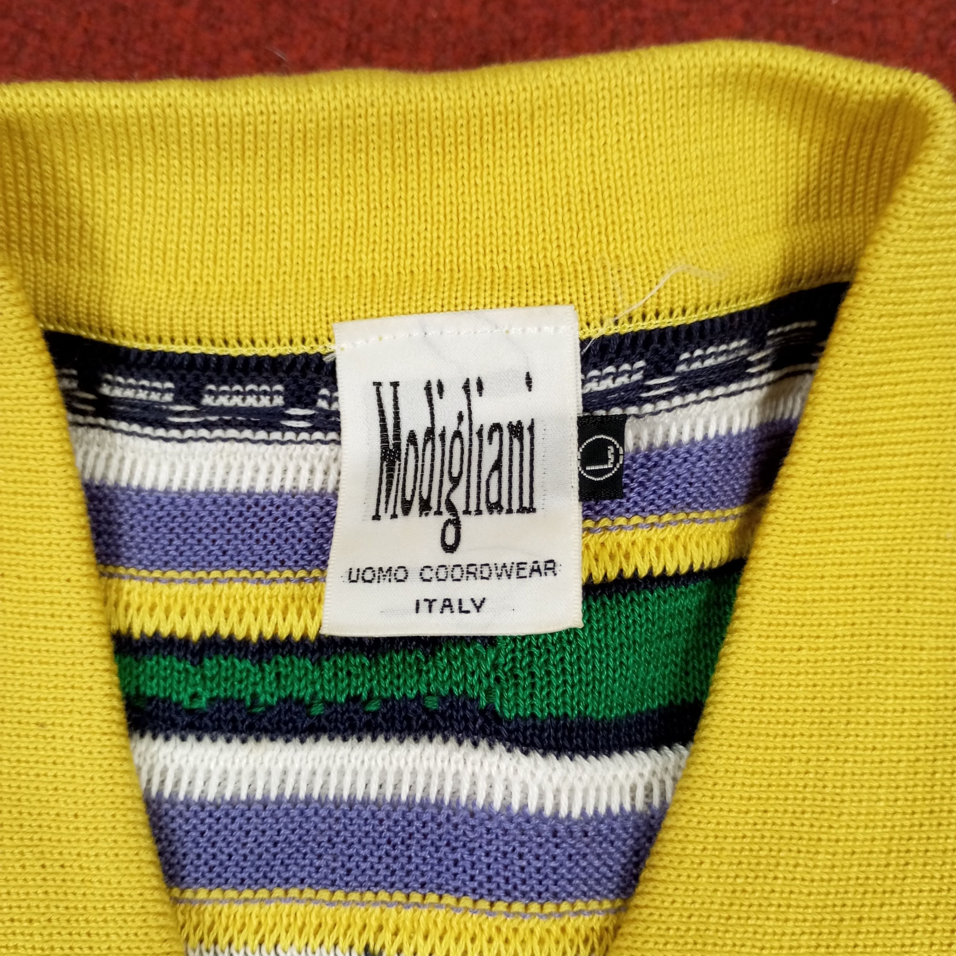 Coogi × Vintage Modigliani Stripes Art Style Design Polos Size US M / EU 48-50 / 2 - 4 Thumbnail