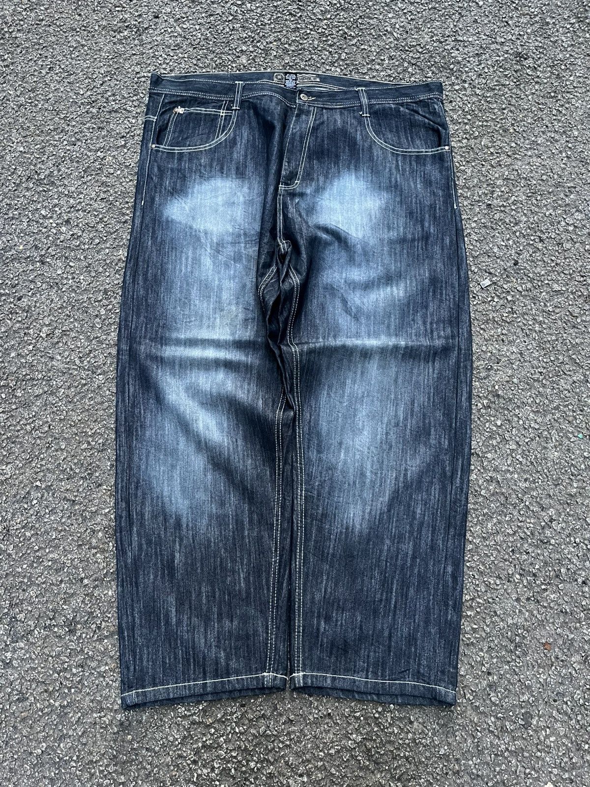 Southpole Southpole Baggy Jeans Y2K Faded Denim Skater JNCO Dogtown Size US 44 / EU 60 - 1 Thumbnail