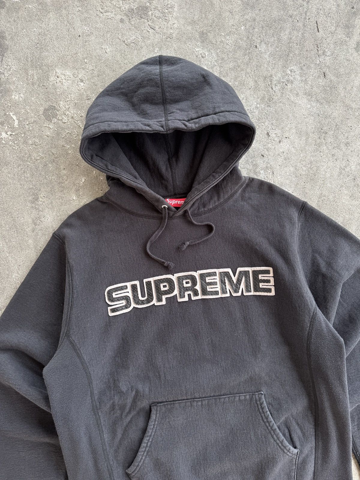 Supreme Supreme Perforated Leather Hoodie Size US XXL / EU 58 / 5 - 7 Thumbnail