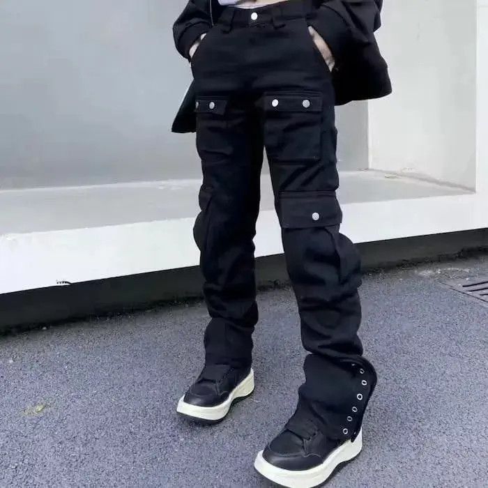 Japanese Brand Ankle Button Cargo Pant Size US 32 / EU 48 - 3 Thumbnail