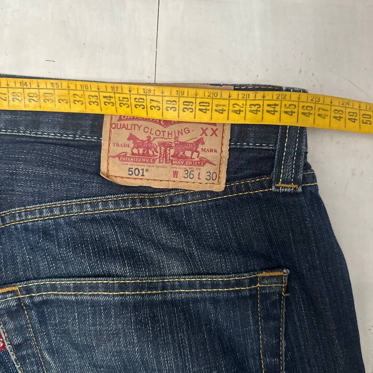 Levi's Jeans Levi's 501 Strauss&Co W36L30 Size US 30 / EU 46 - 2 Thumbnail