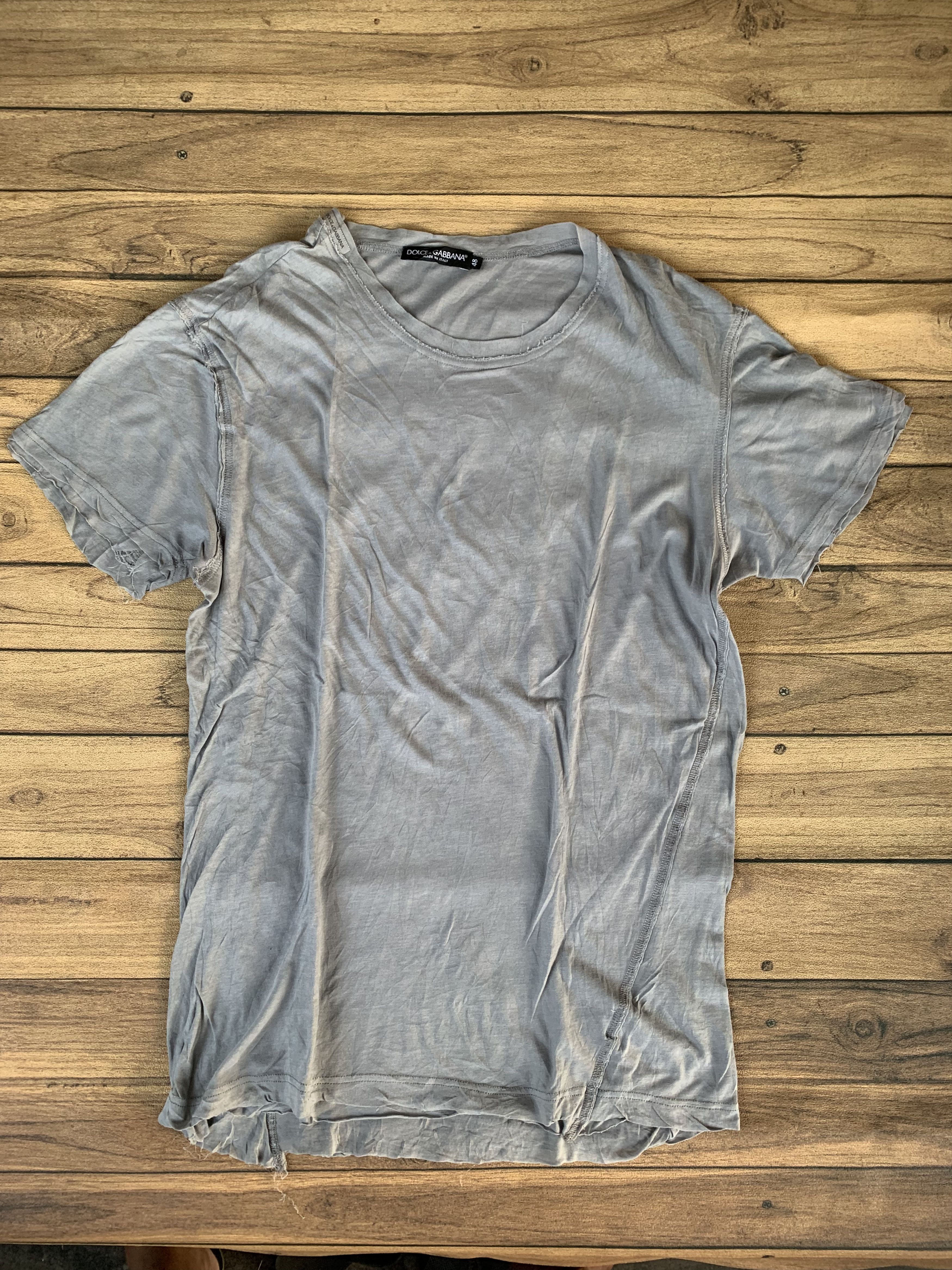 Dolce & Gabbana Dolce and Gabbana D&G distressed tee Size US M / EU 48-50 / 2 - 1 Thumbnail