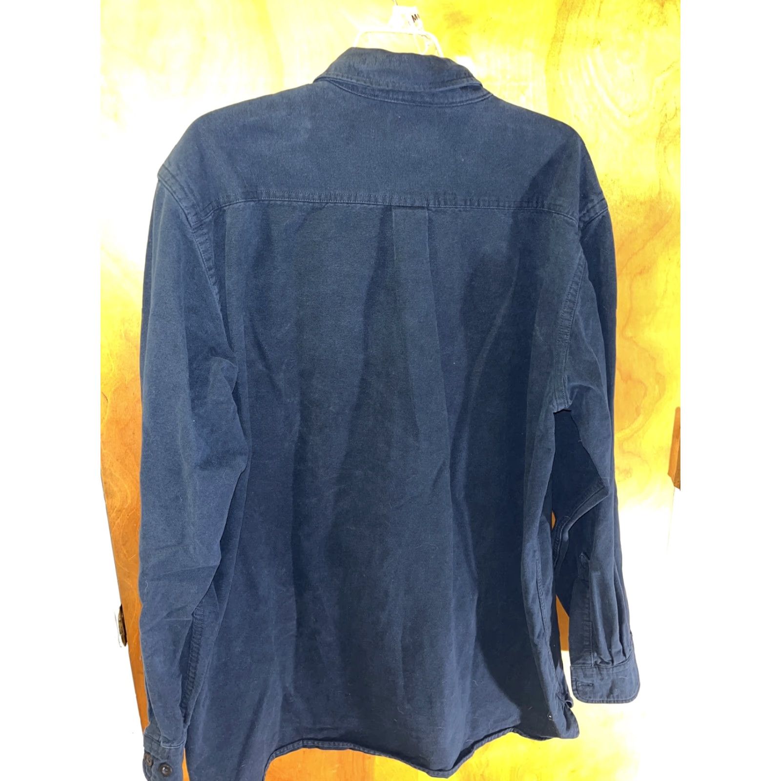 Vintage VINTAGE L.L. Bean Mens Blue Flannel Shirt Long Sleeve Button-Down Heavyweight XL-TALL Casual Outdoor Winter Size US XL / EU 56 / 4 - 4 Thumbnail
