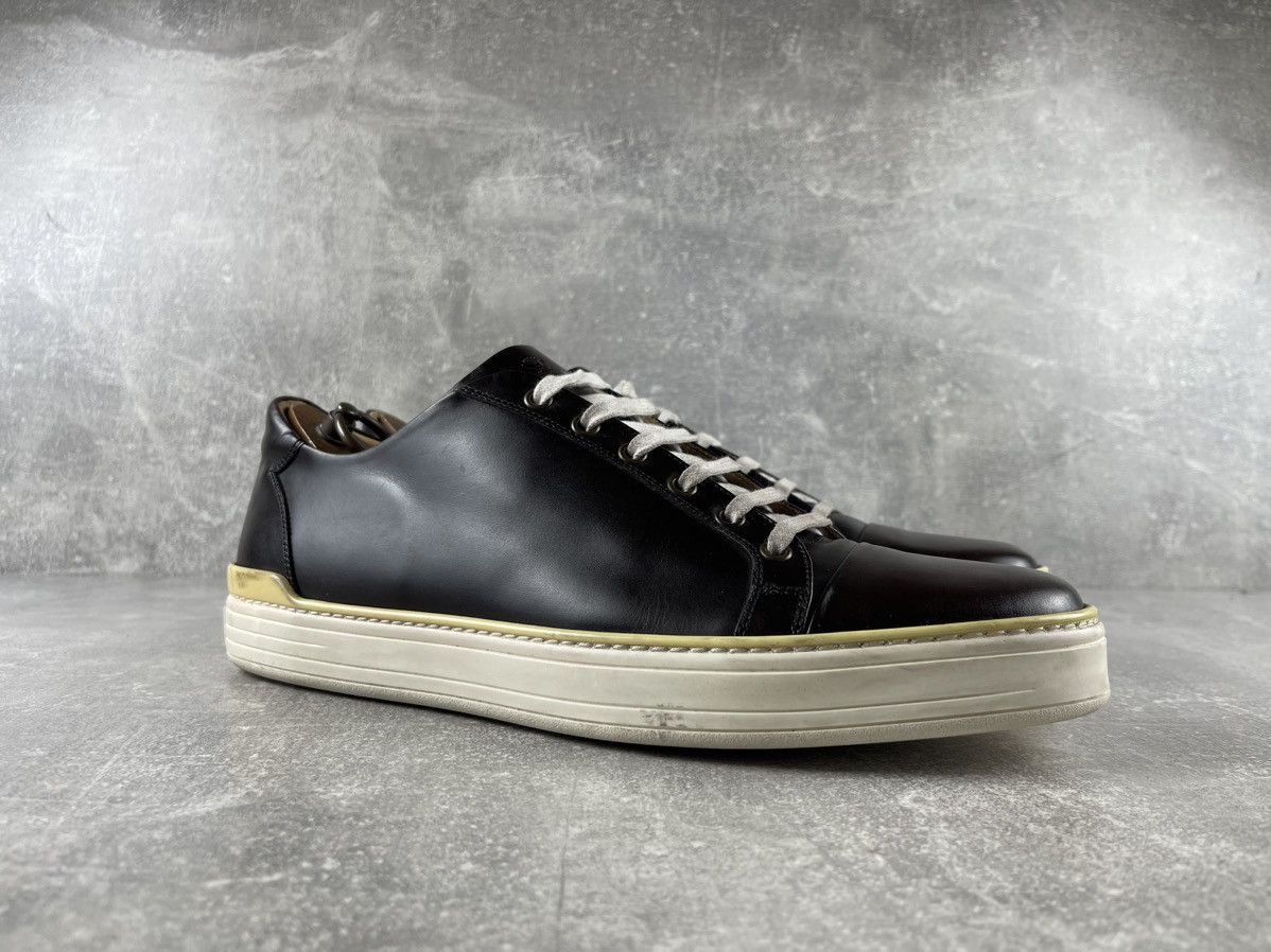 Sutor Mantellassi Sutor Mantellassi Old Money Leather Sneakers Dark Brown Size US 9 / EU 42 - 2 Thumbnail