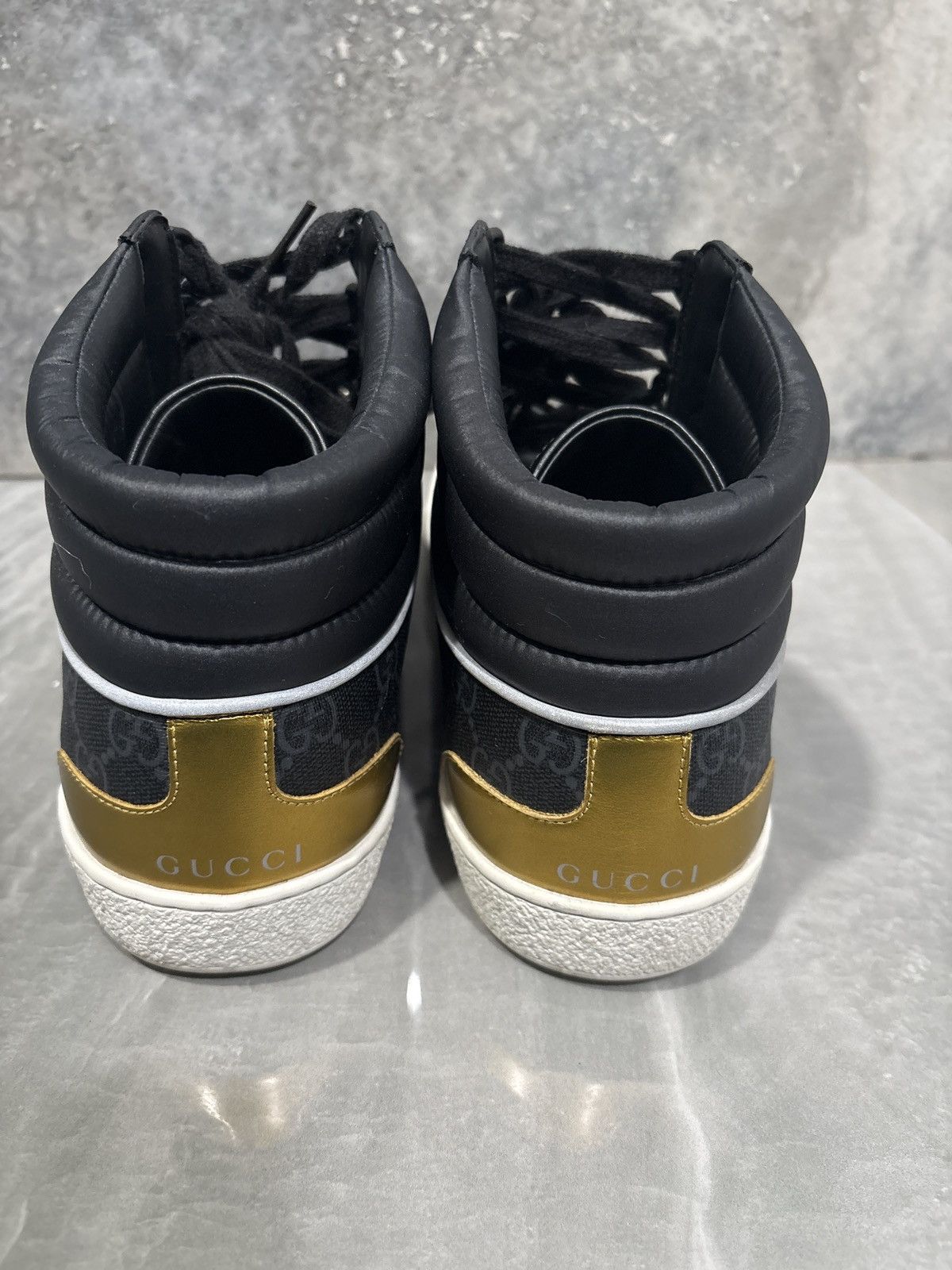 Gucci Gucci Ace GG high top sneakers Size US 10 / EU 43 - 2 Thumbnail
