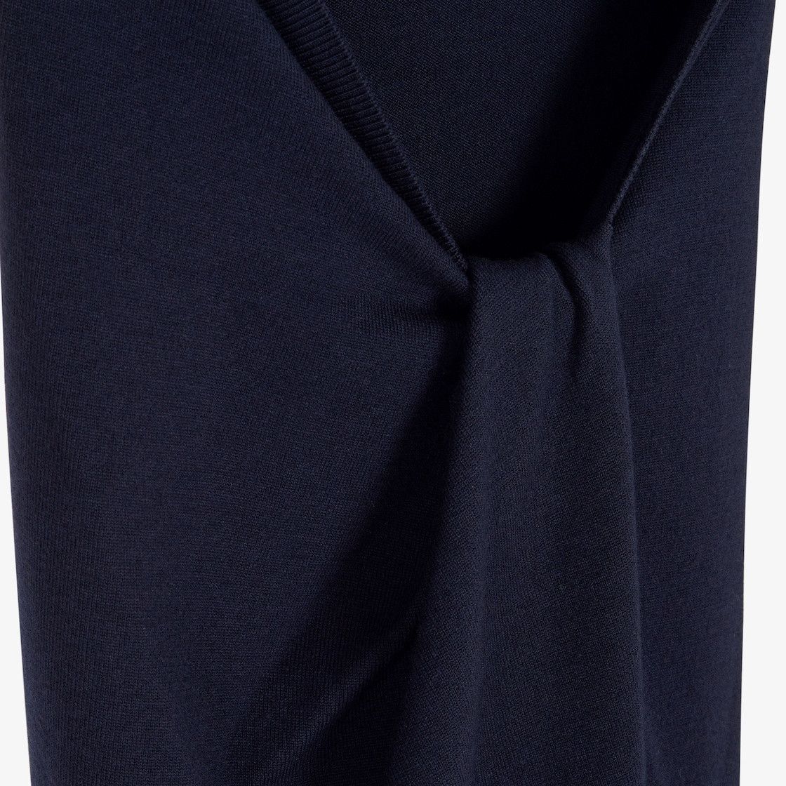Fendi o1w1db10325 FZDB93 Maxi Dress in Navy Blue Size S / US 4 / IT 40 - 3 Thumbnail