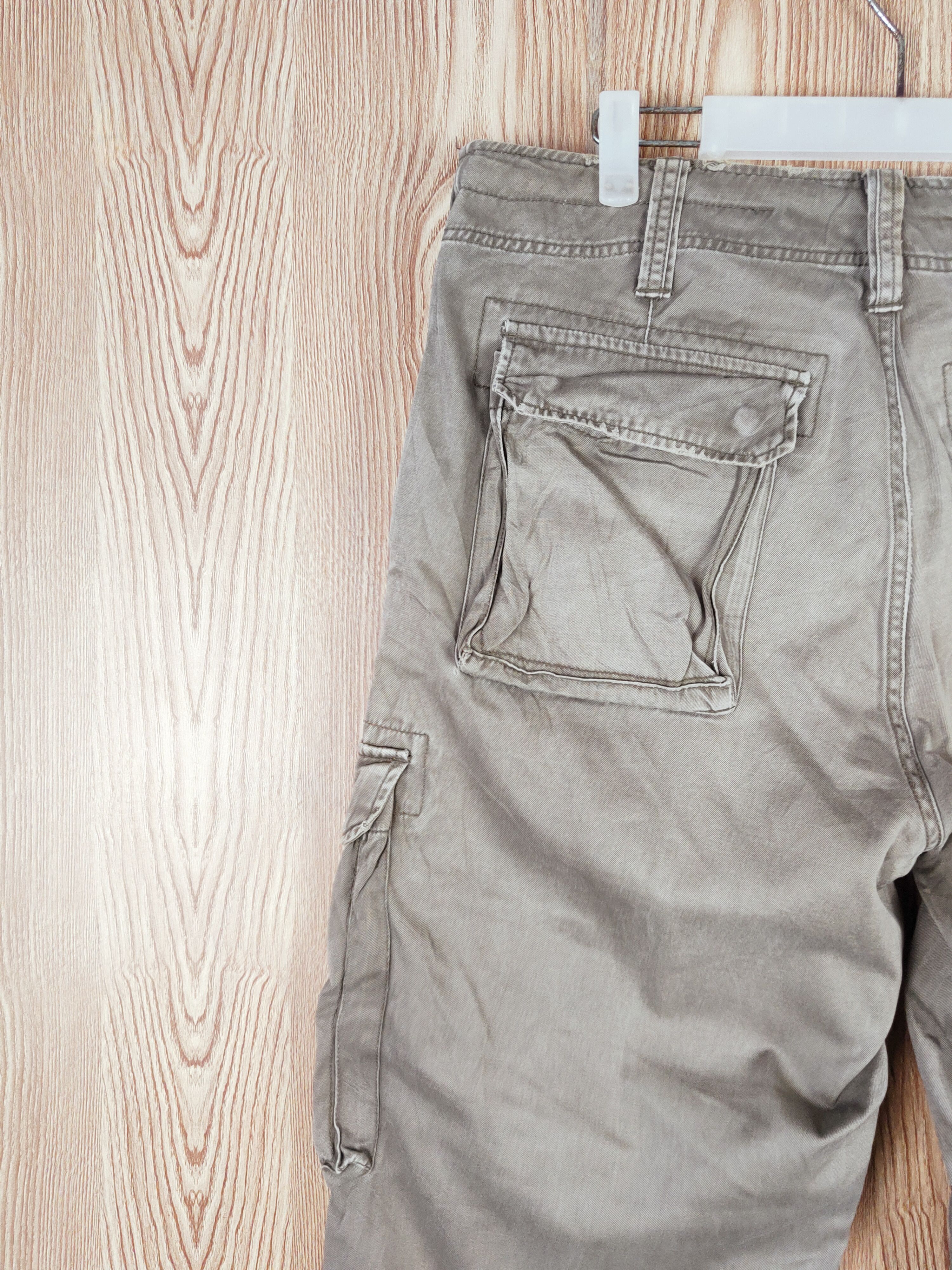 Japanese Brand × Vintage RCC 986 Olive Faded Multi Tactical pocket Cargo Pants Size US 35 - 11 Thumbnail