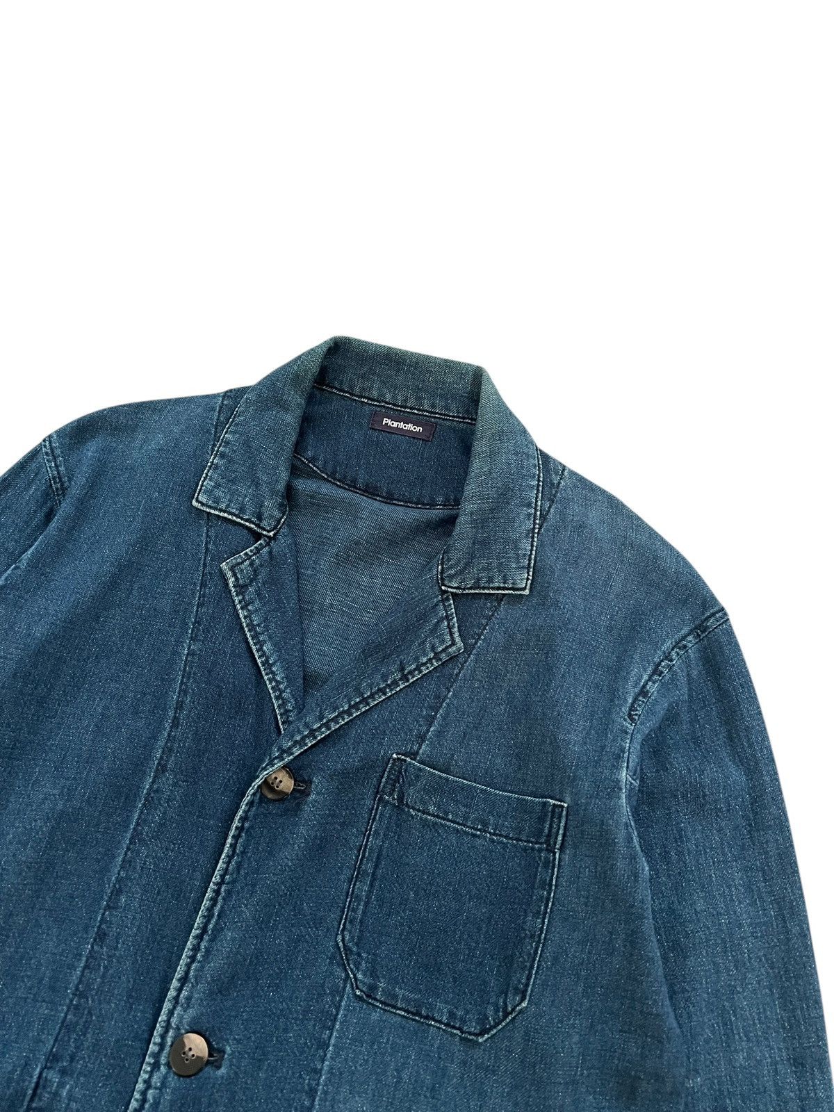 Issey Miyake 1990s Issey Miyake Plantation Indigo Long Jacket Size US S / EU 44-46 / 1 - 3 Thumbnail