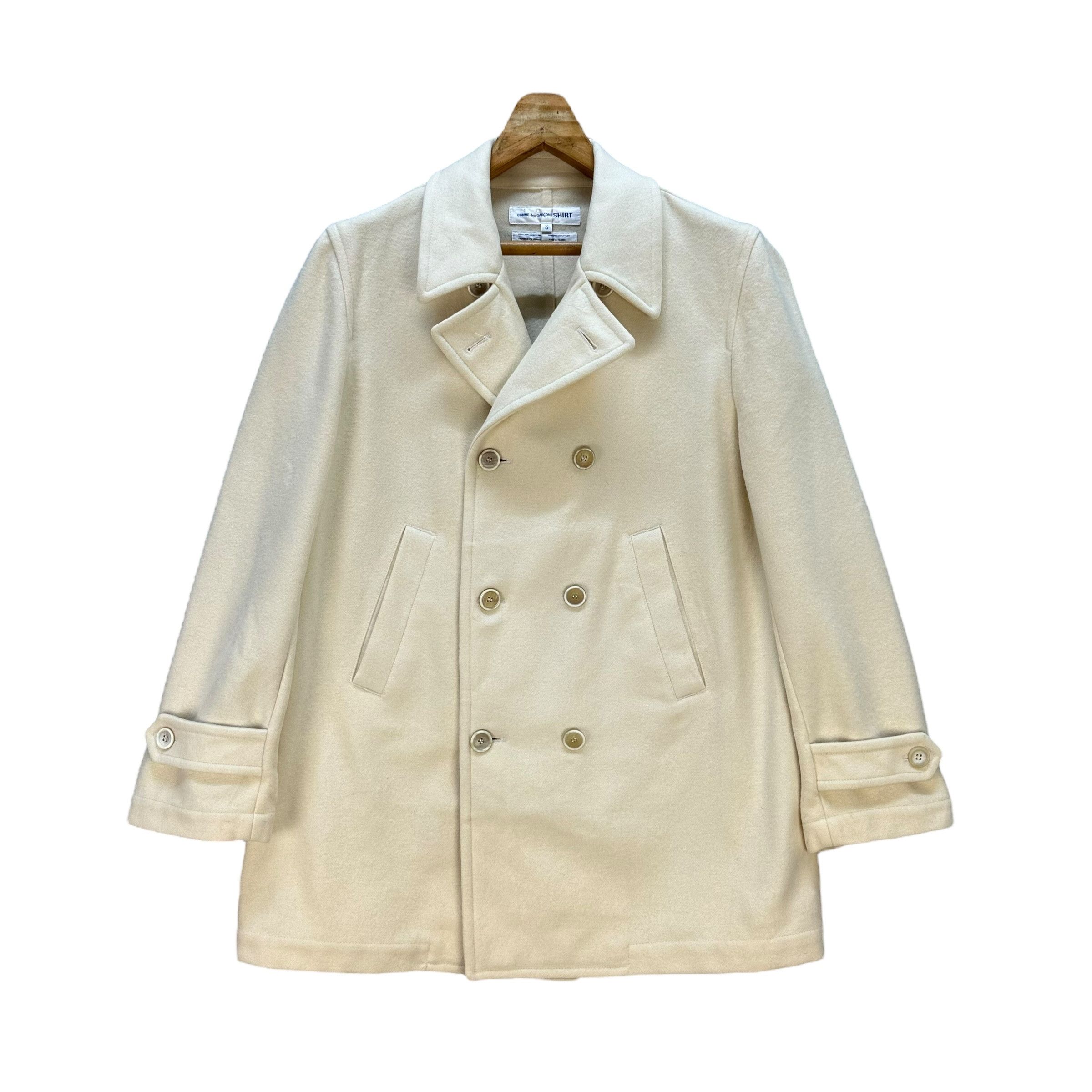 Comme des Garcons SHIRT COMME des GARCONS F/W Double Breasted Coat #A80-1936 Size US S / EU 44-46 / 1 - 1 Thumbnail
