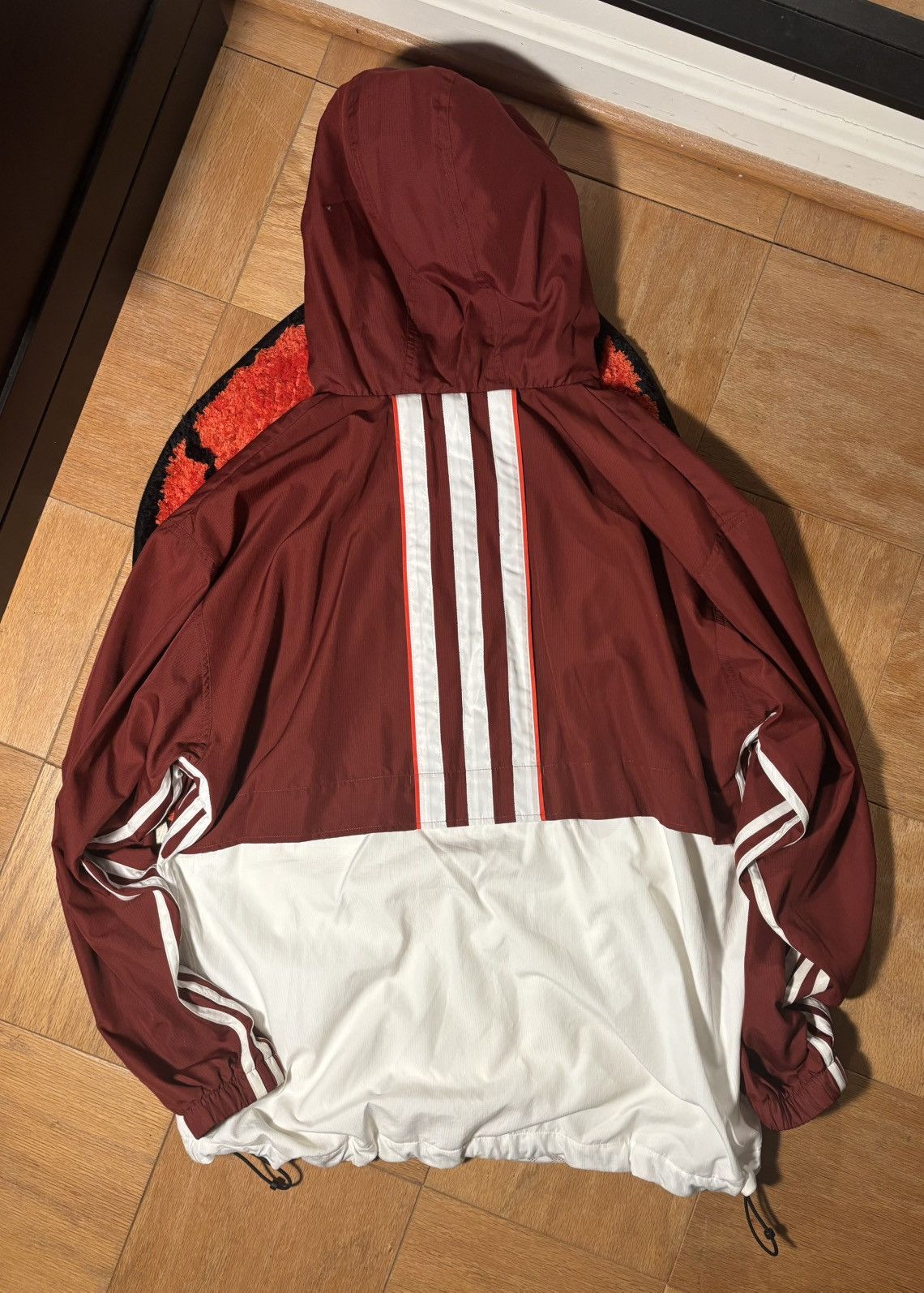 Adidas Adidas Windbreaker Hoodie Size US L / EU 52-54 / 3 - 2 Thumbnail