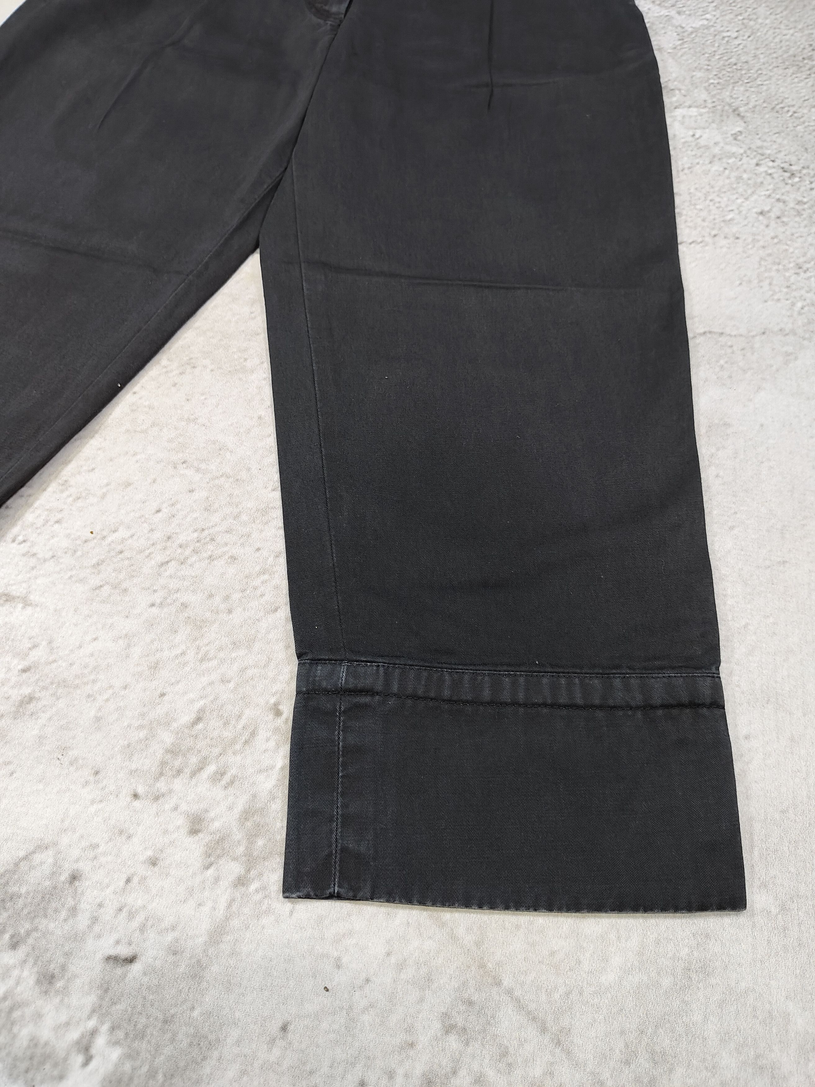 Dries Van Noten 2000s Dries Van Noten- Artisan Belgian Cropped Trousers Size 28" / US 6 / IT 42 - 2 Thumbnail