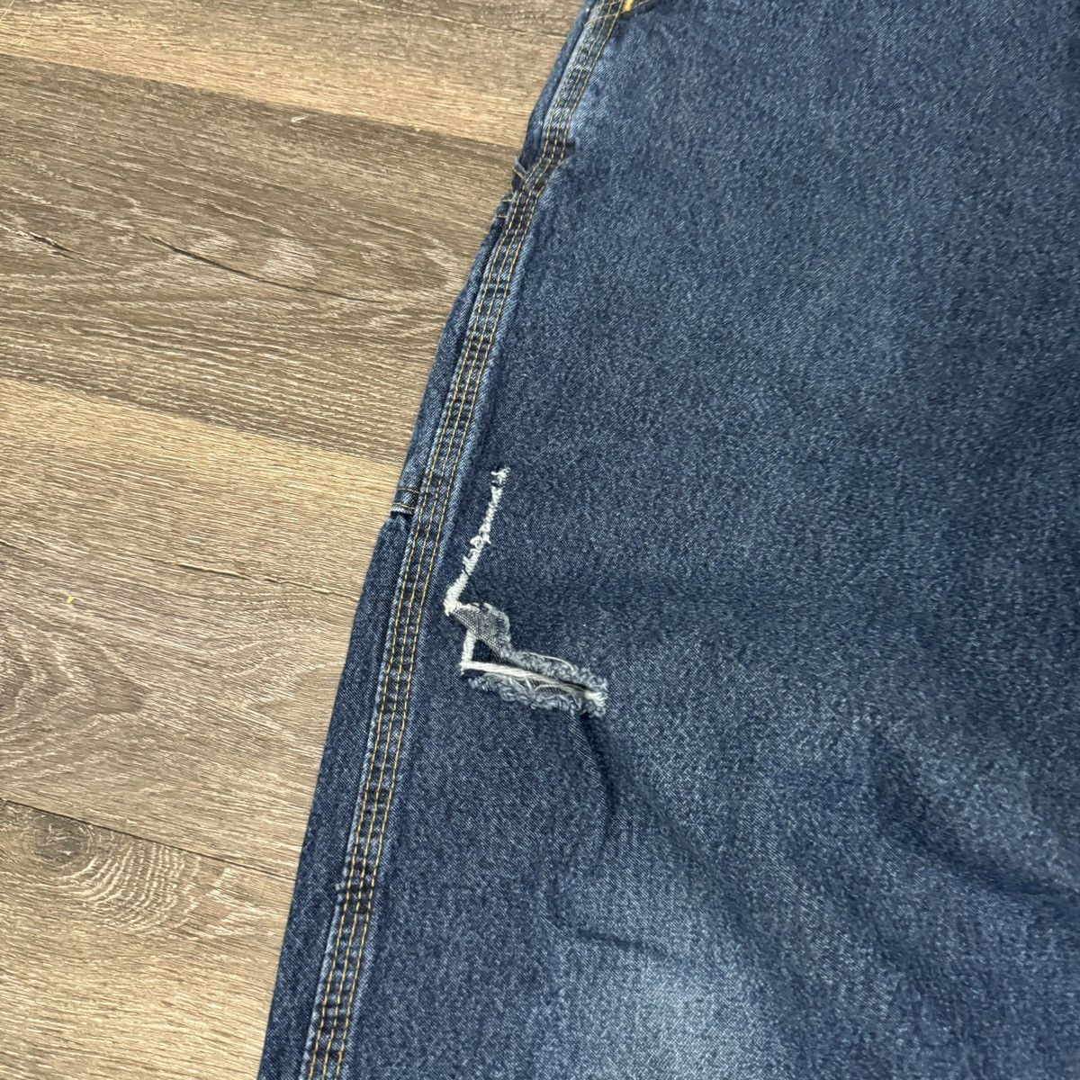 Carhartt × Vintage Essential Vintage y2k Carhartt wide leg navy blue jeans Size US 36 / EU 52 - 3 Thumbnail