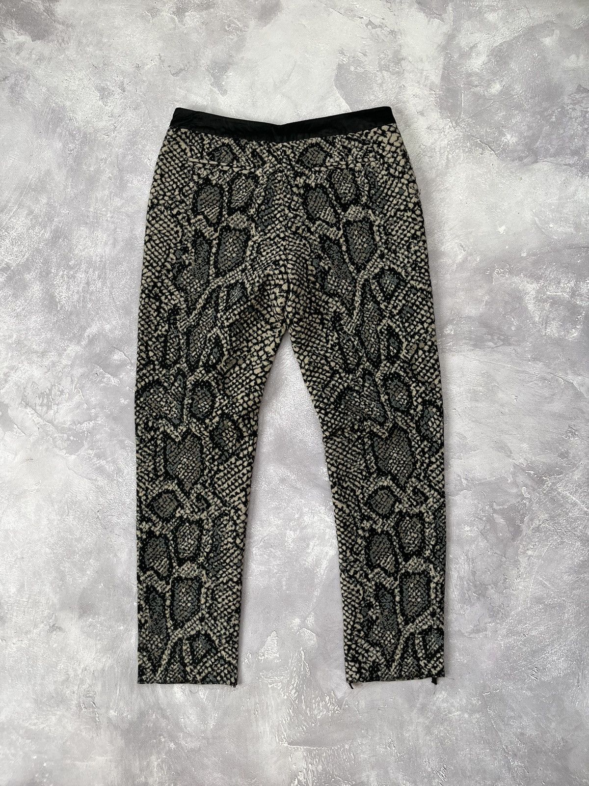 Sandro Sandro Snake Print Wool Pants Size 38 Size 26" / US 2 / IT 38 - 2 Thumbnail