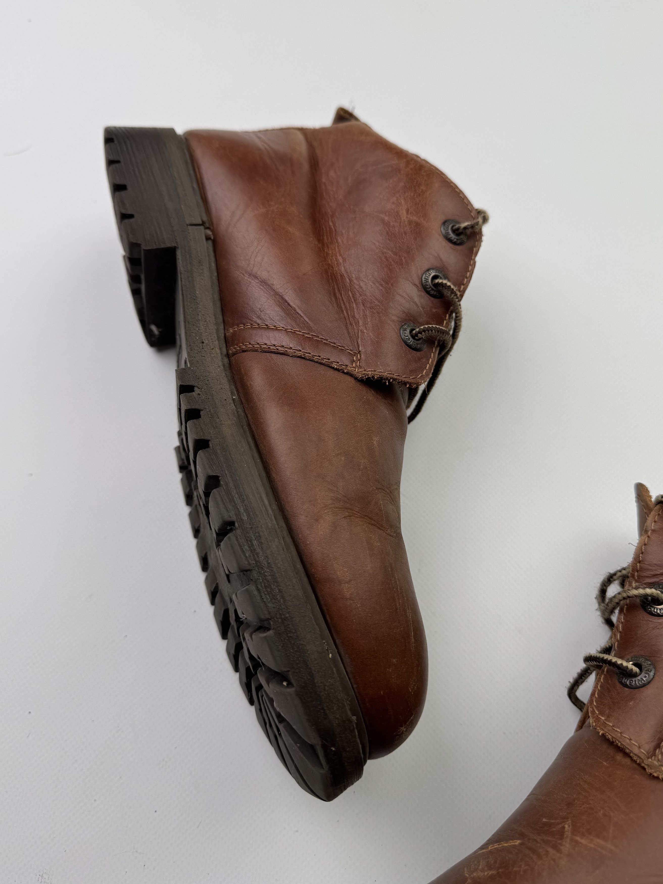 Vintage Wrangler Vintage Oversized Leather Work Boots B463(V306)E2 Size US 11 / EU 44 - 5 Thumbnail