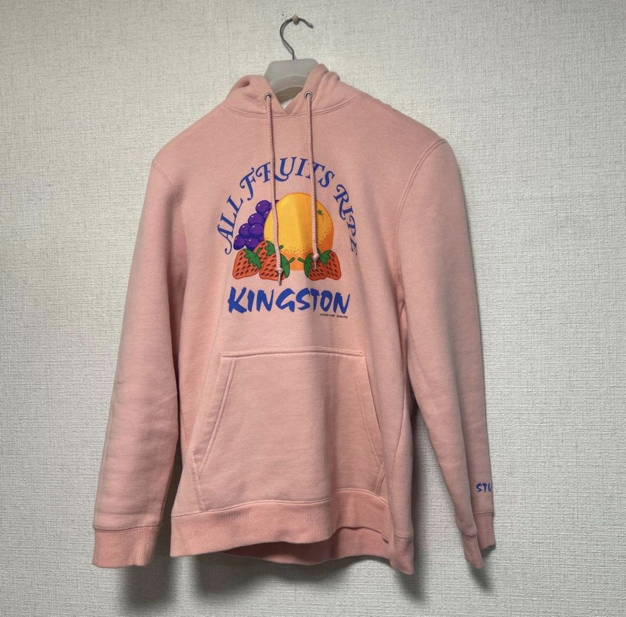 Stussy Stussy fruits graphic hoodie pink L size Kingston from Japan Size US M / EU 48-50 / 2 - 1 Thumbnail