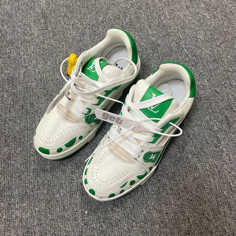 Louis Vuitton Yayoi Kusama x Louis Vuitton Trainer Sneakers -2508 Size US 6.5 / EU 39-40 - 1 Thumbnail