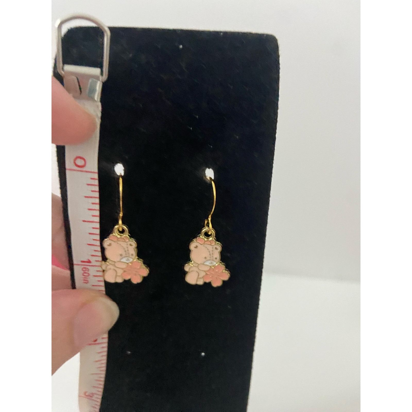 Other Little pink teddy bear earrings Size ONE SIZE - 3 Thumbnail