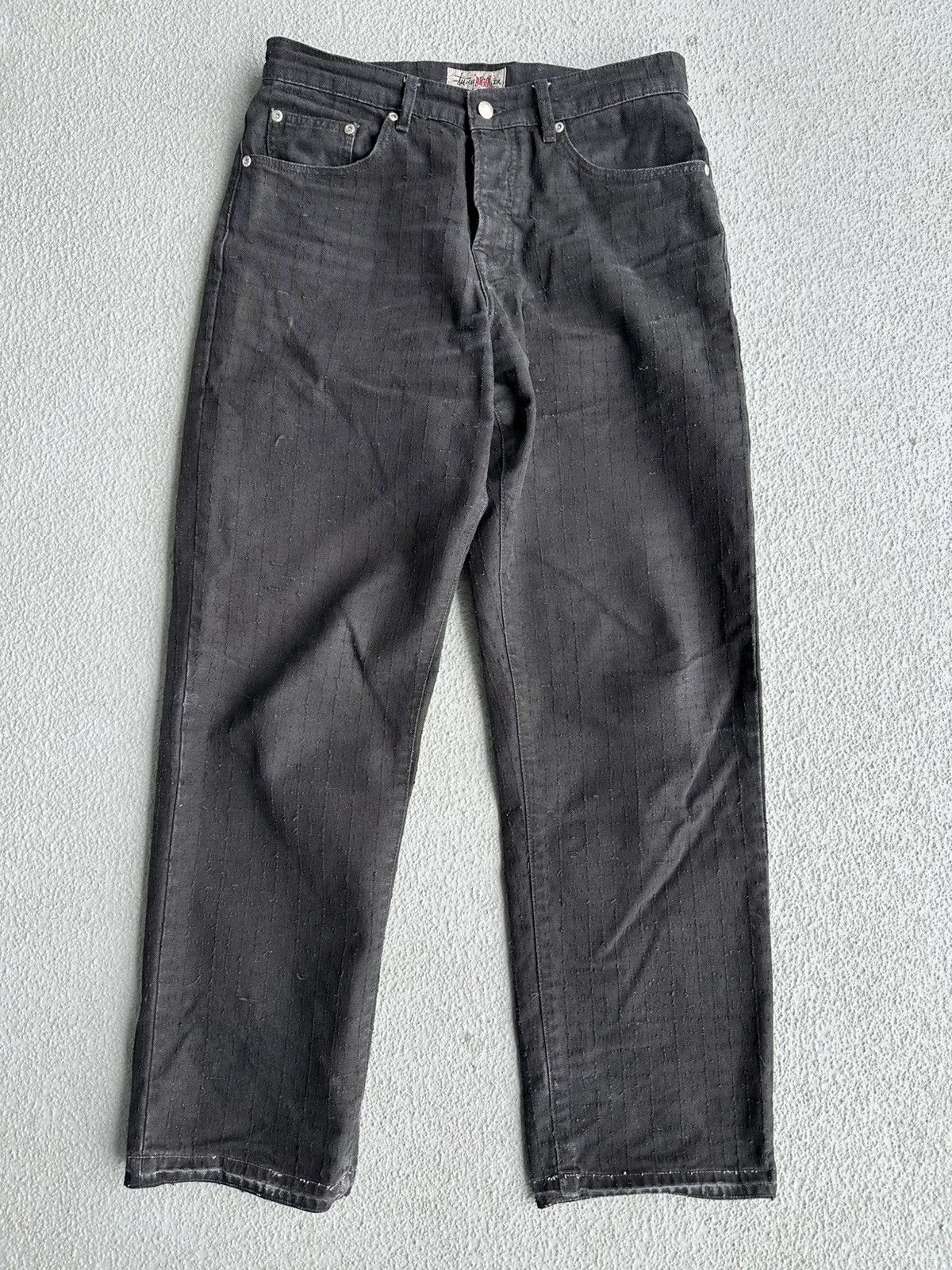 Stussy STUSSY BIG OL BLACK DENIM Size US 30 / EU 46 - 1 Thumbnail