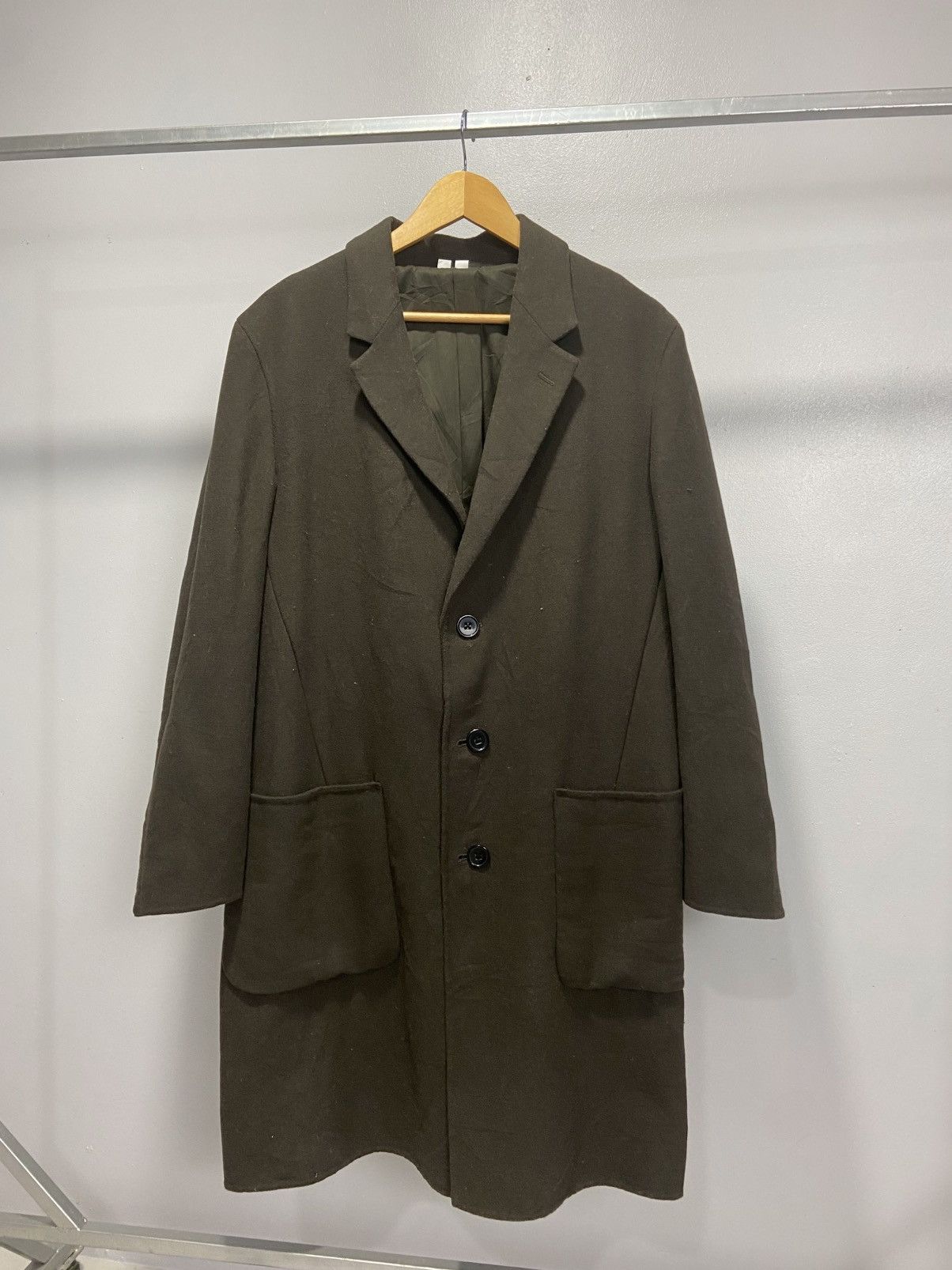 Lemaire × Uniqlo Uniqlo UUUU wool long coat jacket Size US M / EU 48-50 / 2 - 1 Thumbnail