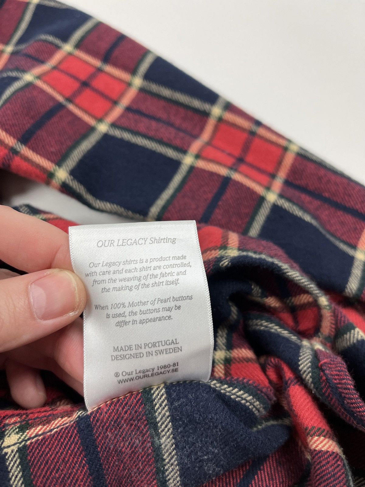Our Legacy Our Legacy Flannel Shirt Size US L / EU 52-54 / 3 - 10 Thumbnail