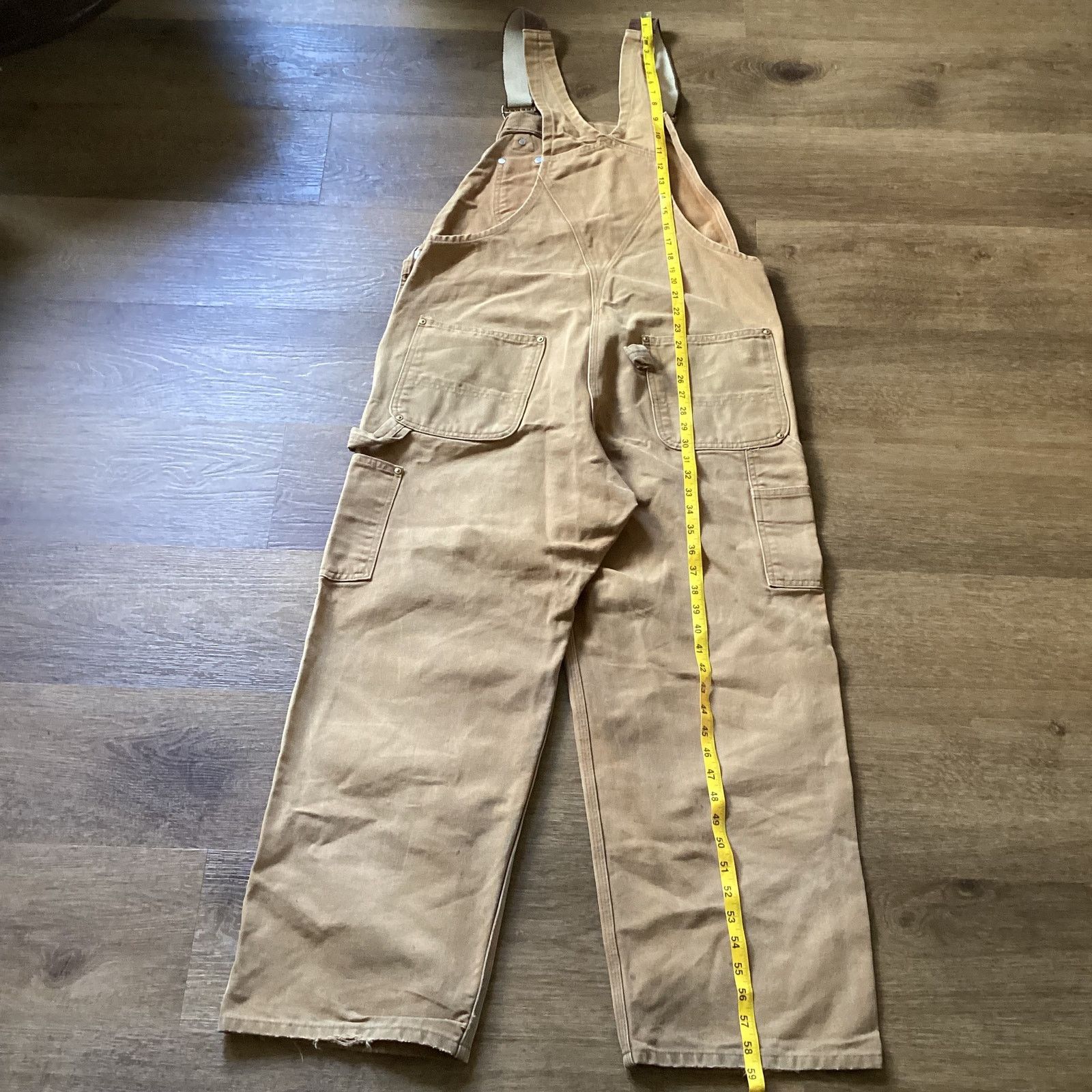 Carhartt Faded Tan Carhartt Overalls 36 x 28 Size US 38 / EU 54 - 6 Thumbnail