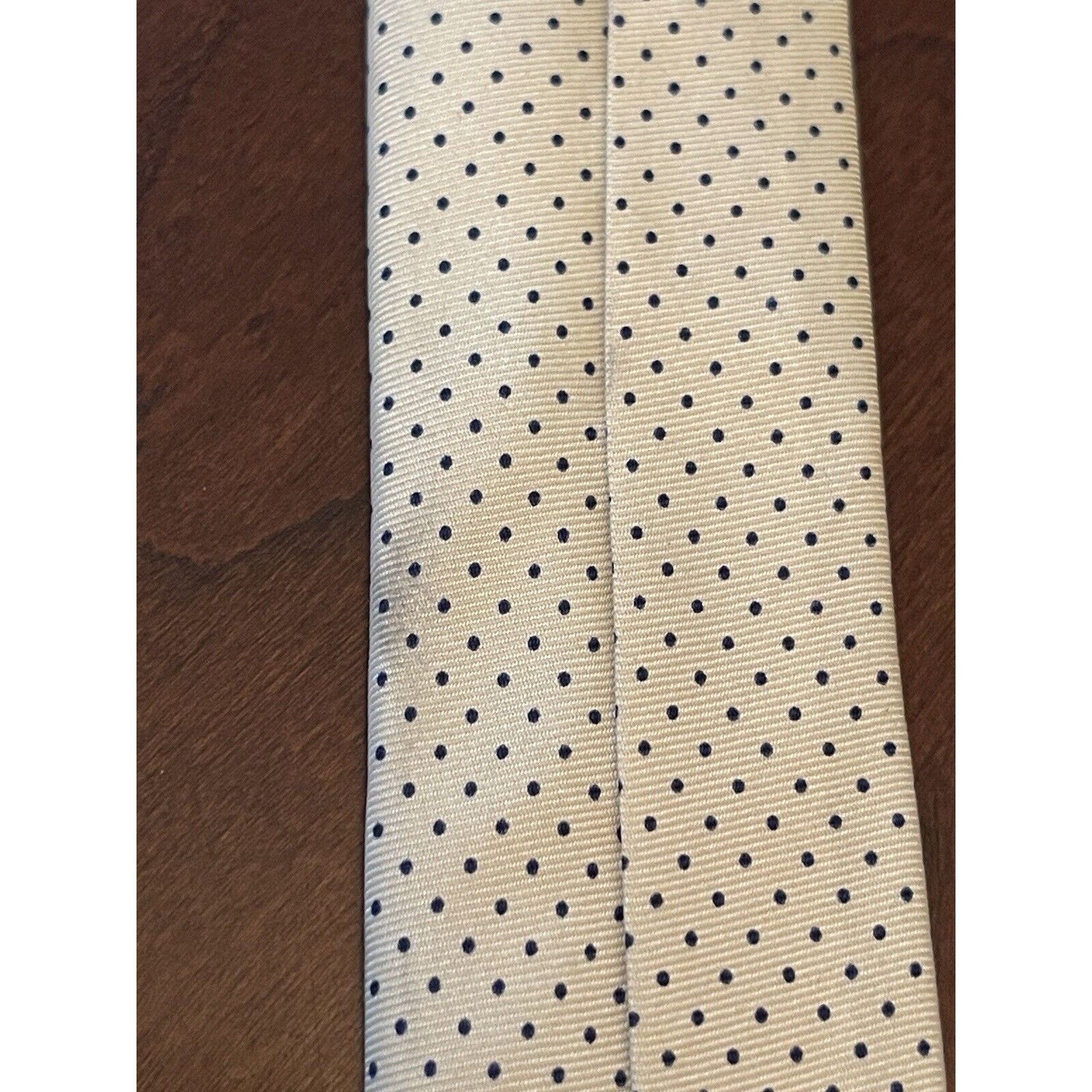 Other Tie Rack Gold Blue 100% Silk Men’s Neck Tie Made In China Size ONE SIZE - 6 Thumbnail